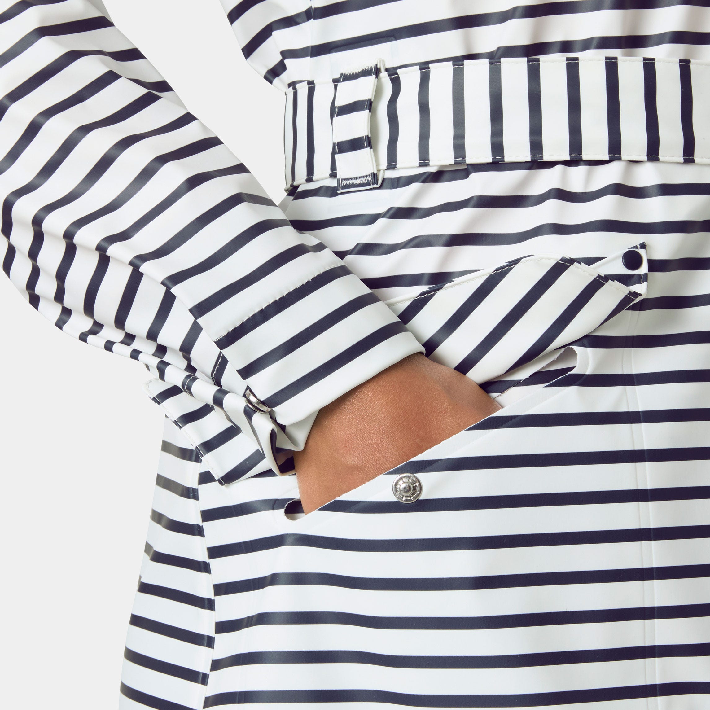 Women's Kirkwall II Raincoat - 001 WHITE NAVY