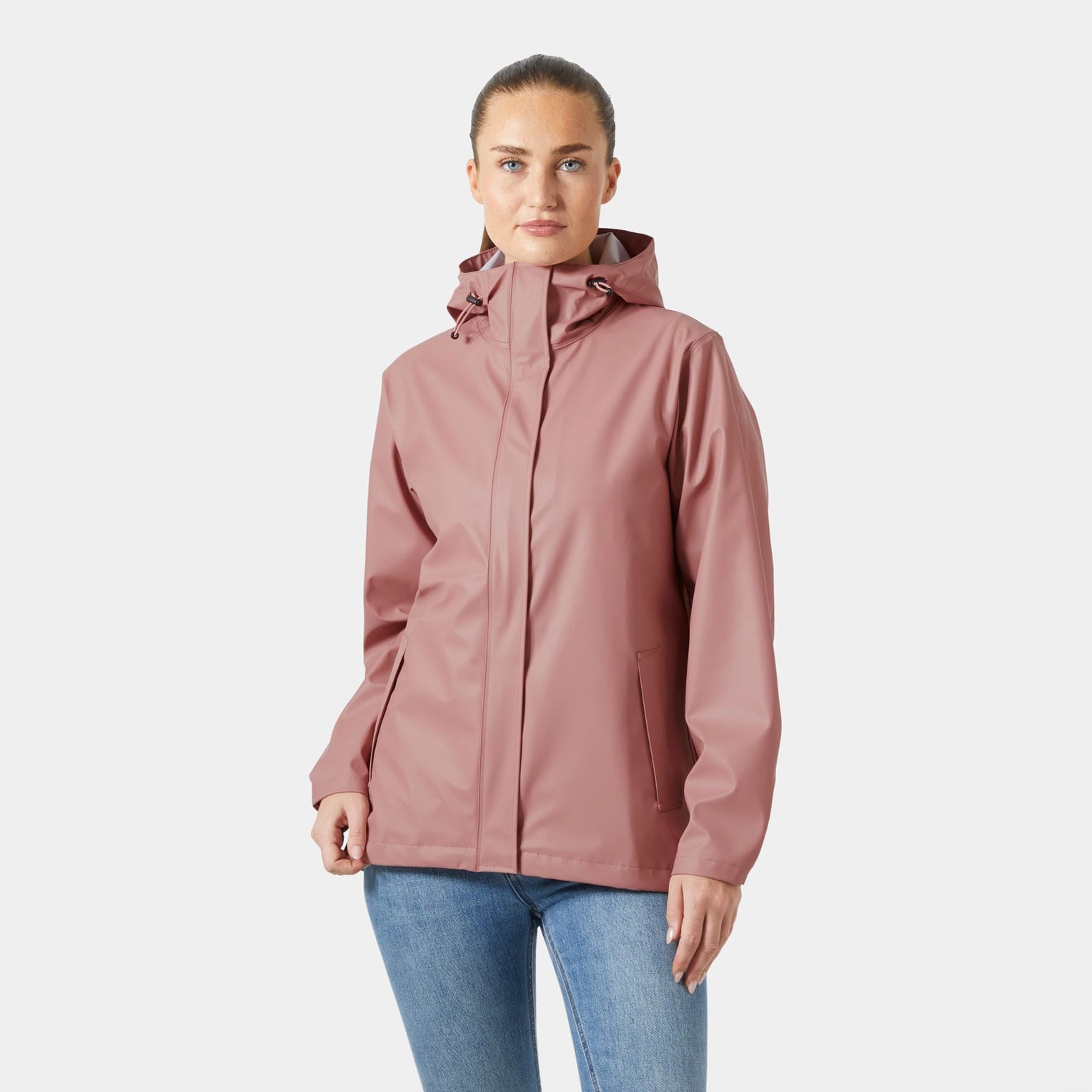 Women's Moss Rain Jacket - 096 ASH ROSE