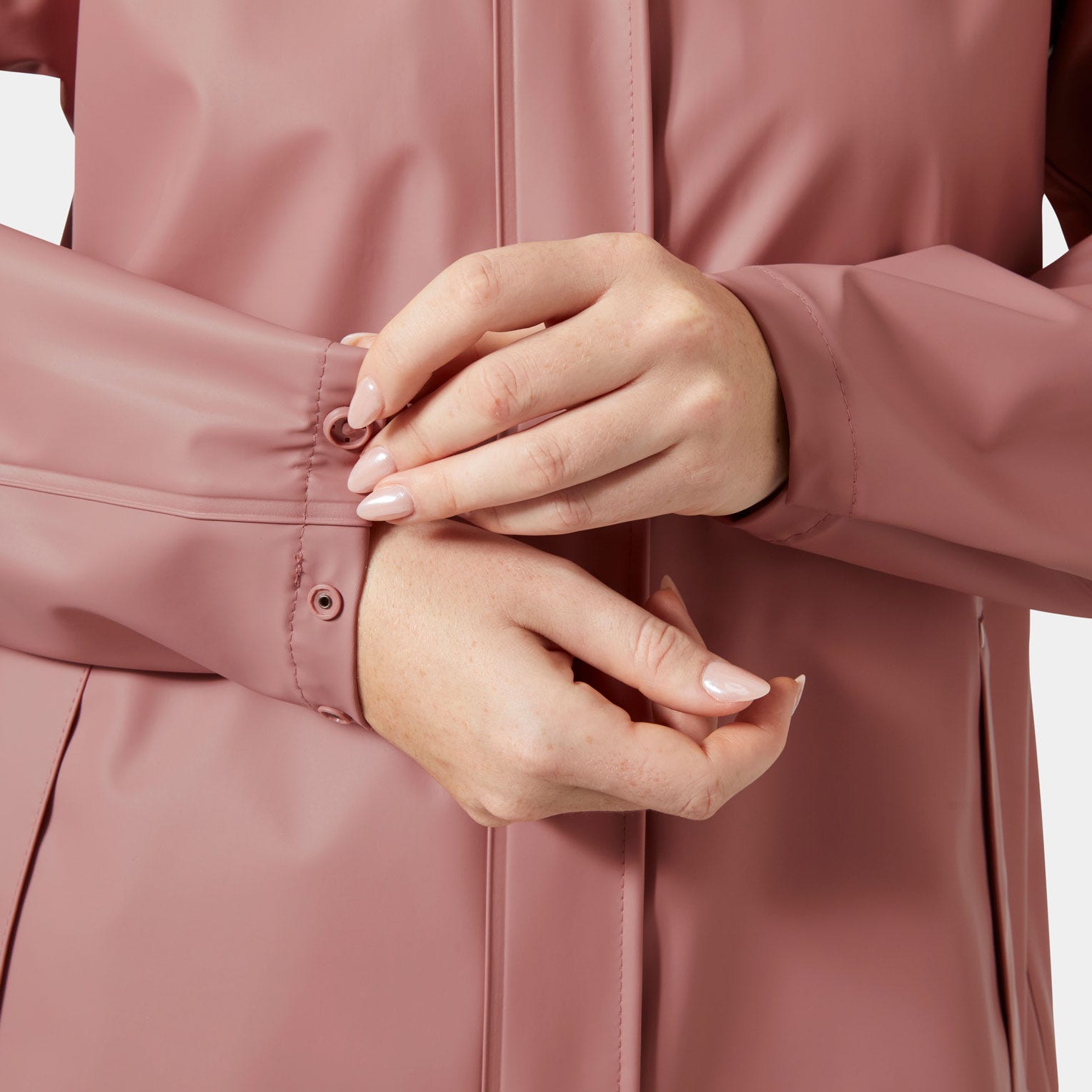 Women's Moss Rain Jacket - 096 ASH ROSE