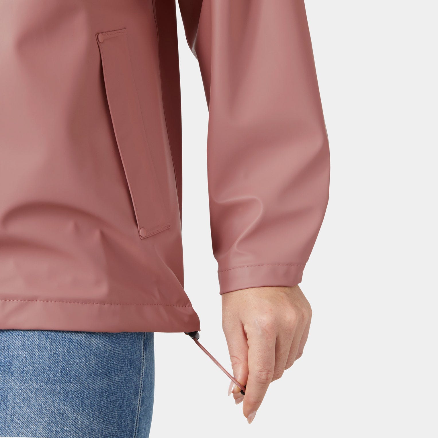 Women's Moss Rain Jacket - 096 ASH ROSE