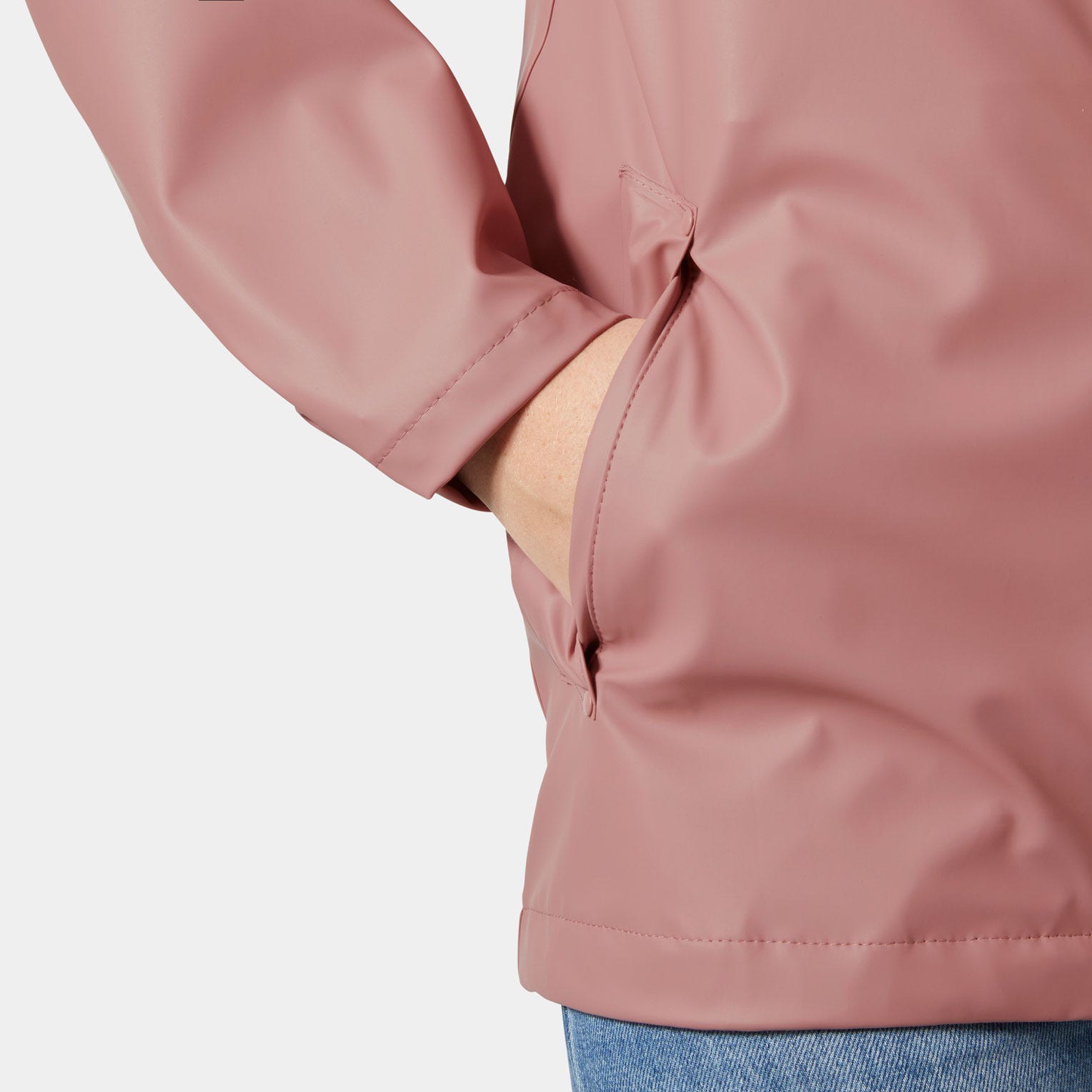 Women's Moss Rain Jacket - 096 ASH ROSE
