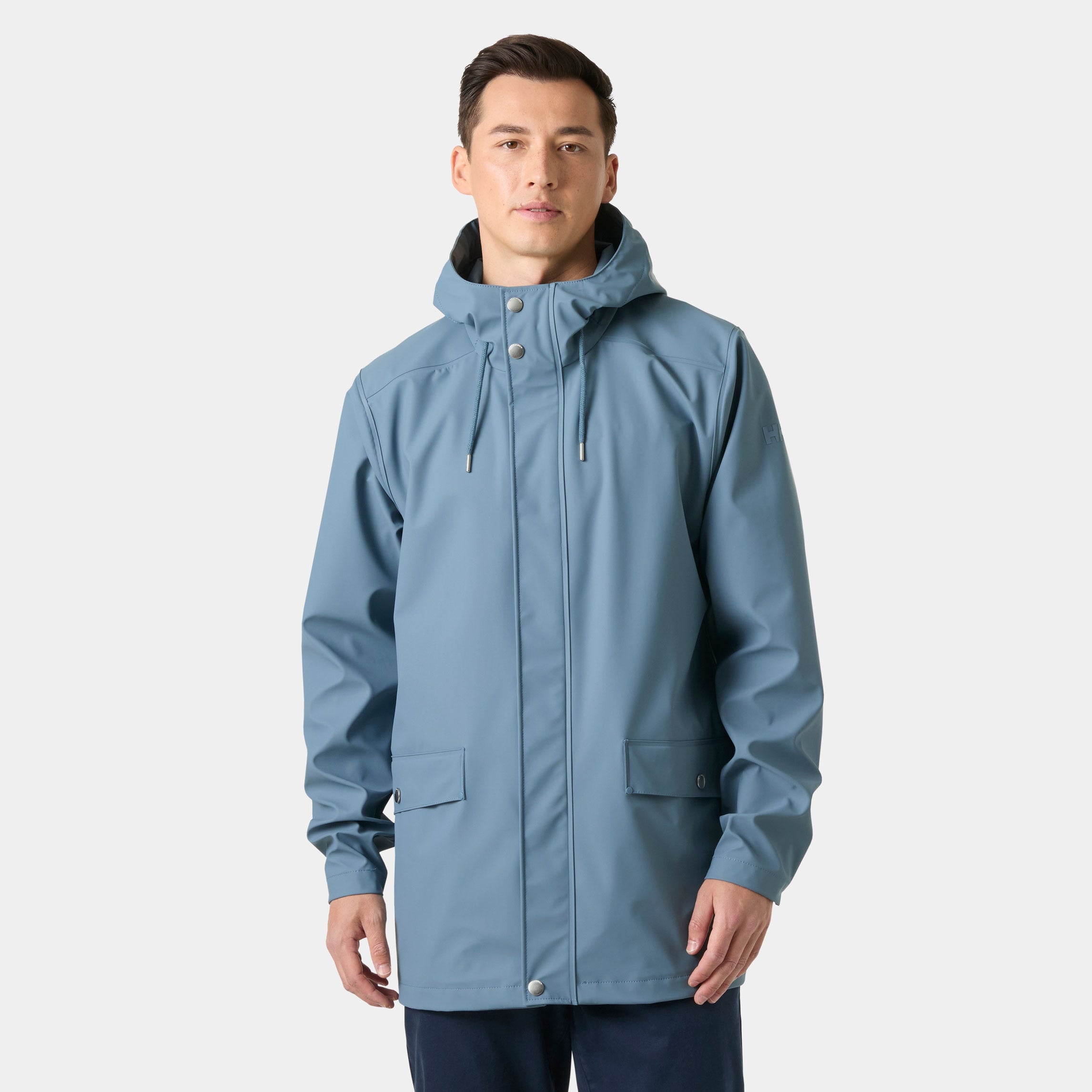 Men's Moss Raincoat - 601 WASHED NAVY