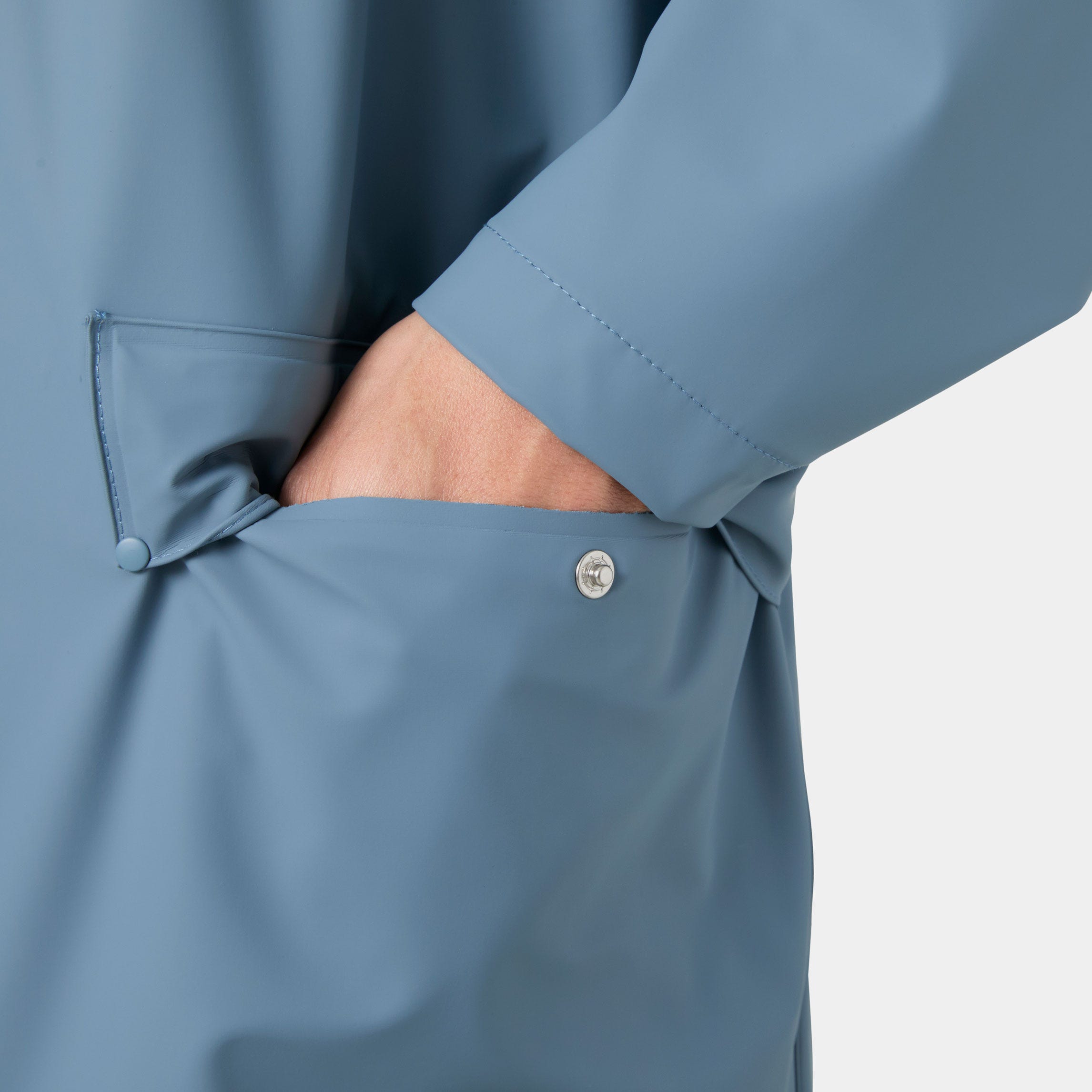 Men's Moss Raincoat - 601 WASHED NAVY