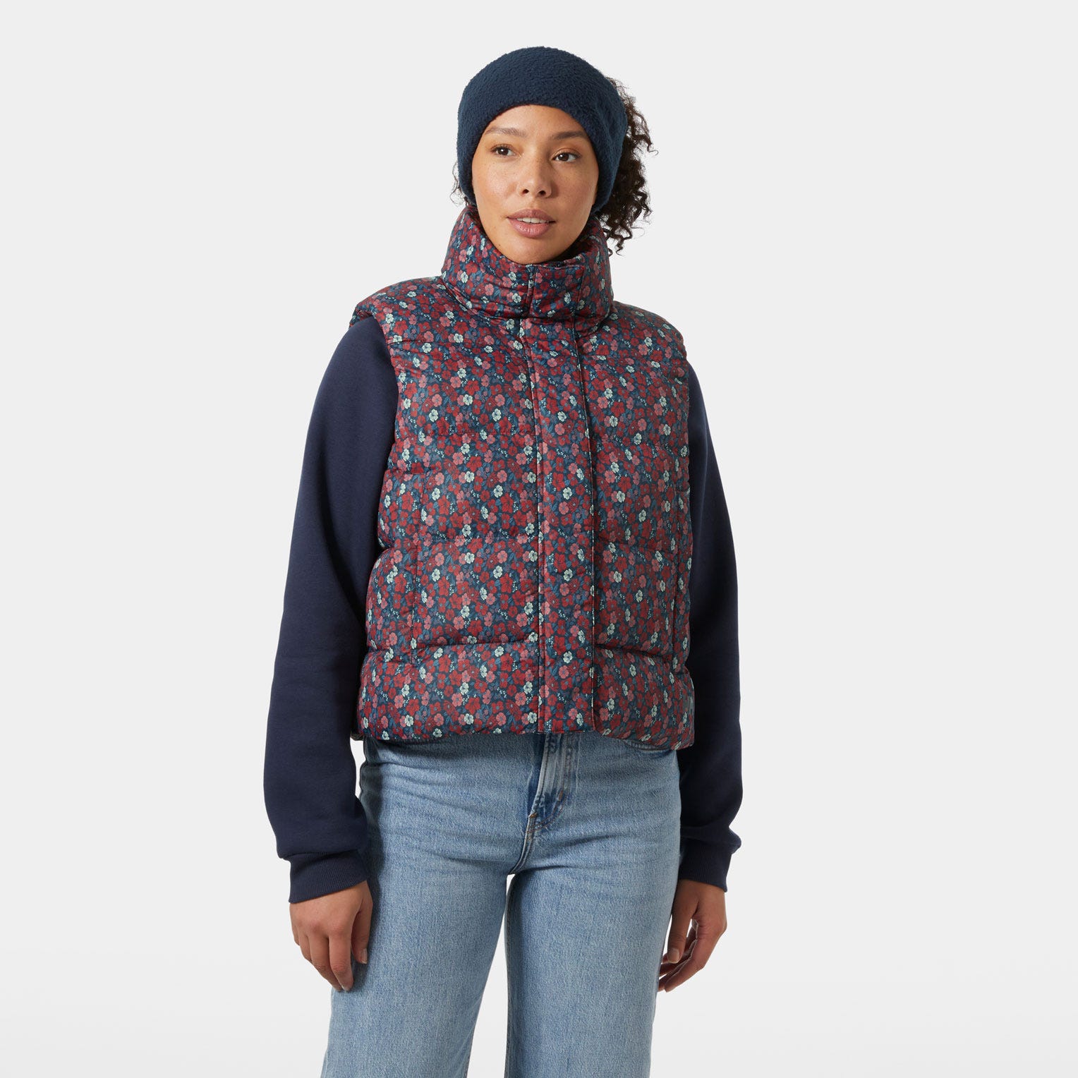 Women's Jade Vest - 597 NAVY FLORAL AOP