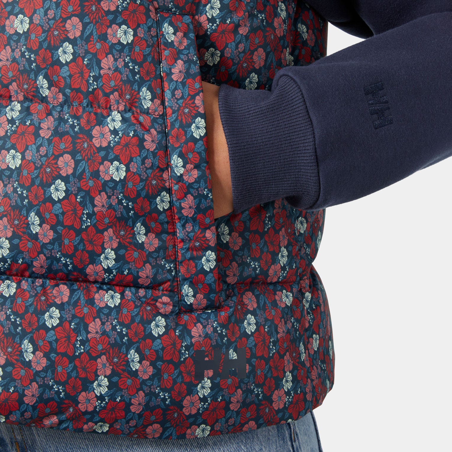 Women's Jade Vest - 597 NAVY FLORAL AOP
