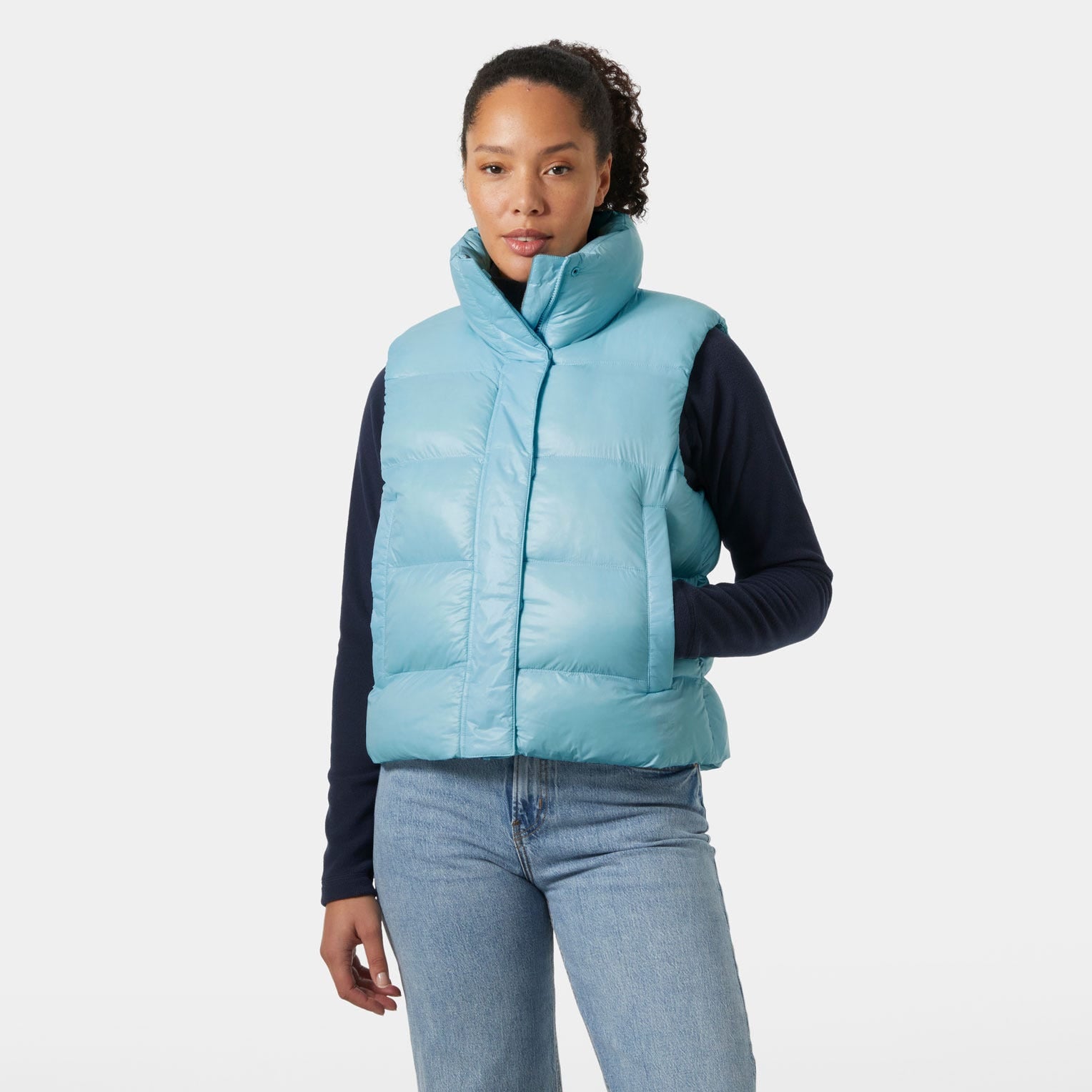 Women's Jade Vest - 607 LIGHT CYAN