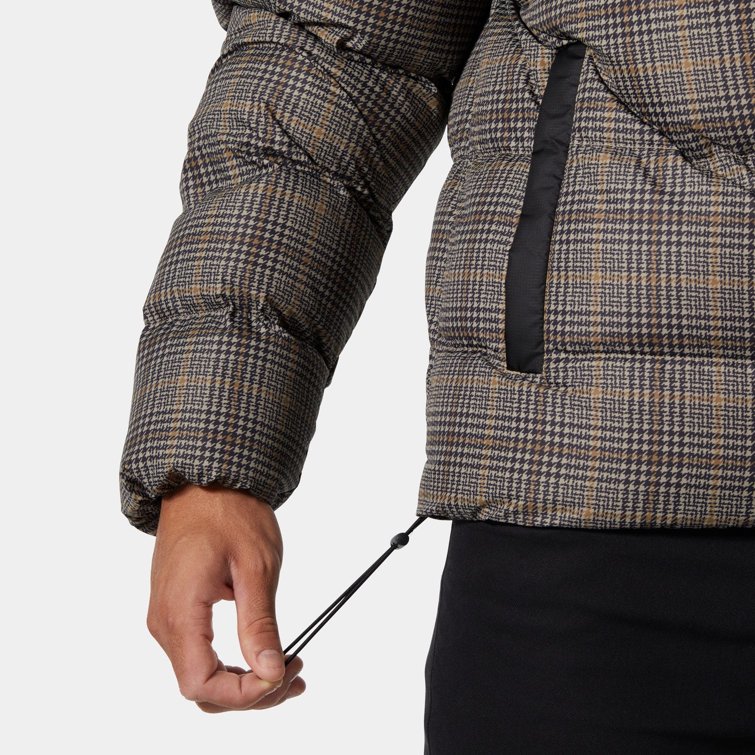 Men's Oslo Graphic Puffy Jacket - 757 PEBBLE BROXBURN PLAID AOP