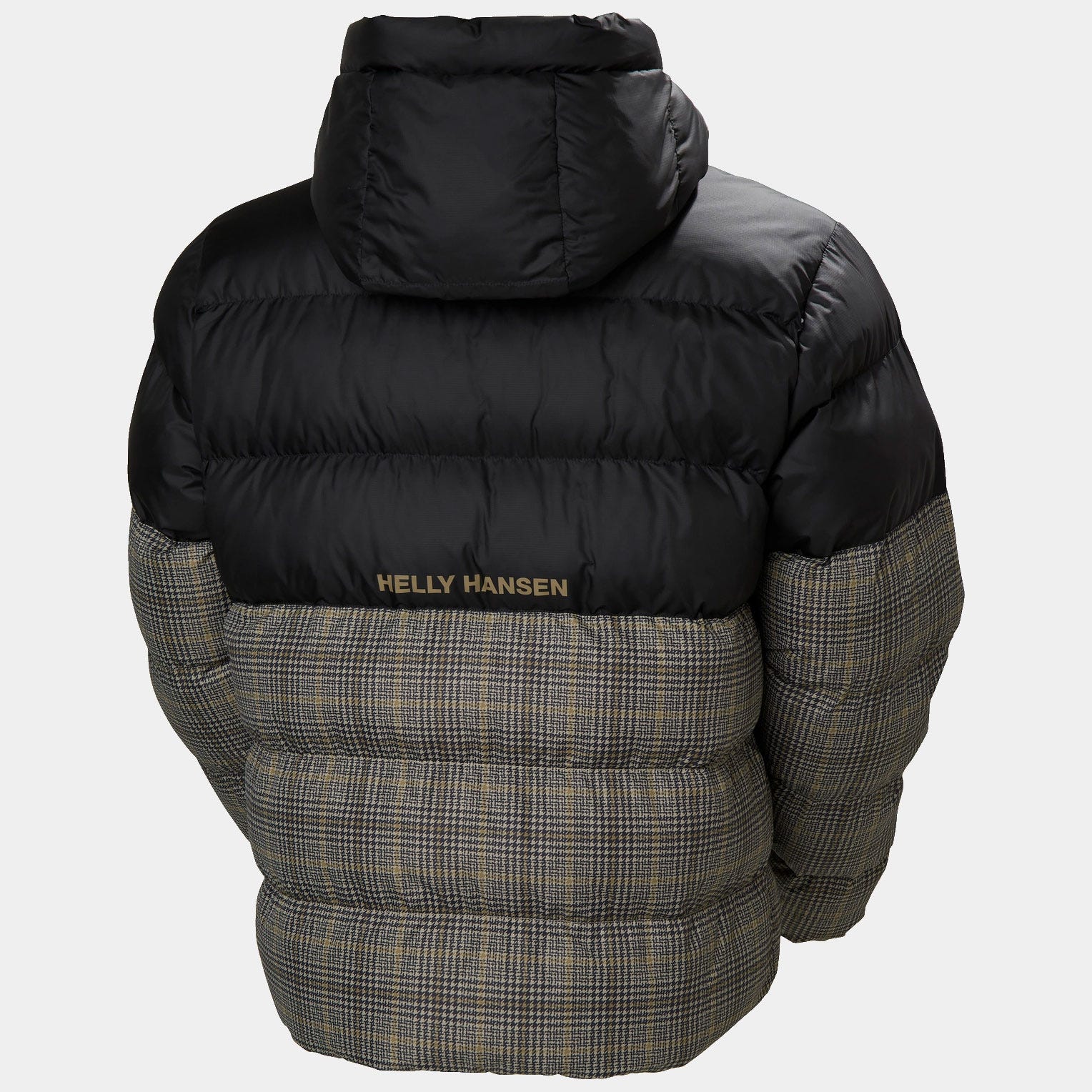 Men's Oslo Graphic Puffy Jacket - 757 PEBBLE BROXBURN PLAID AOP