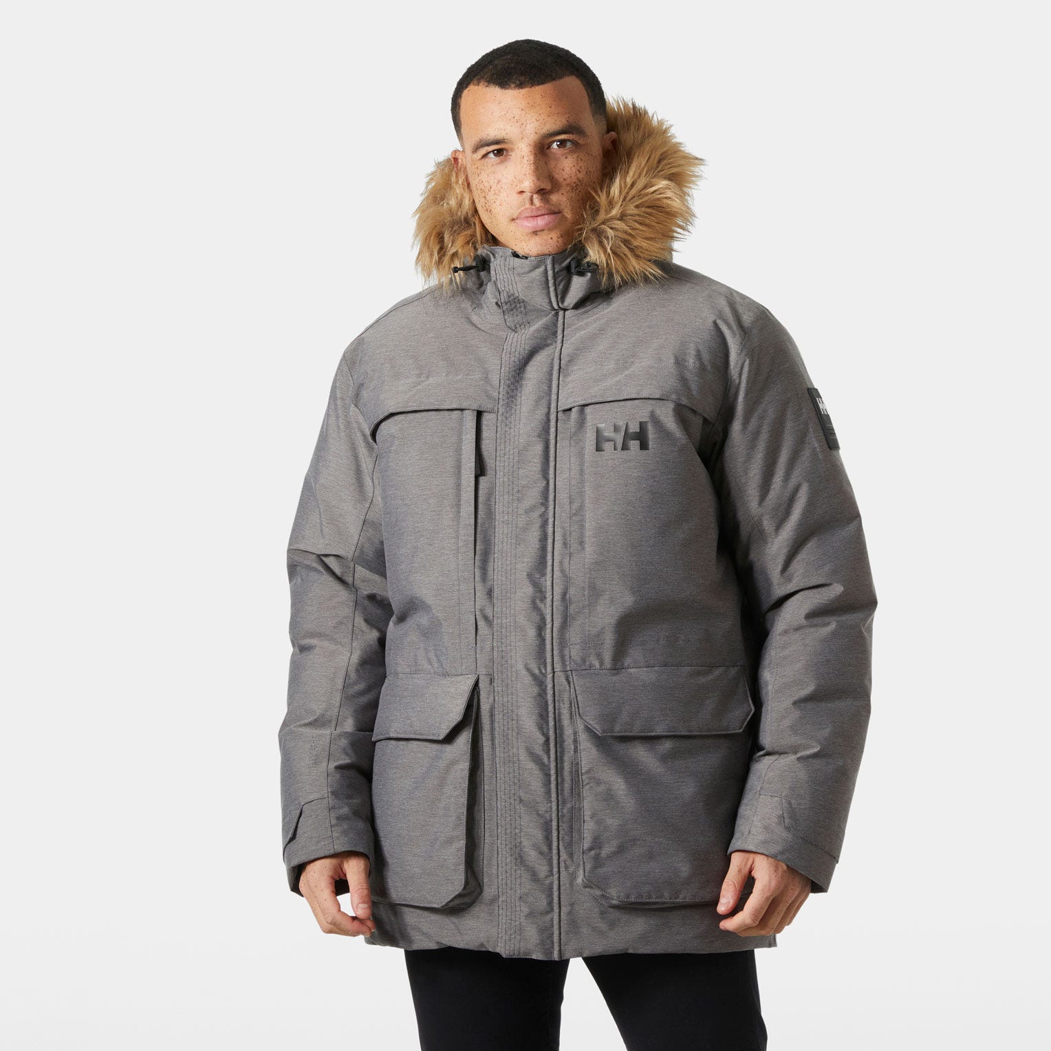 Men's Nordsjo Winter Parka - 949 GREY MELANGE