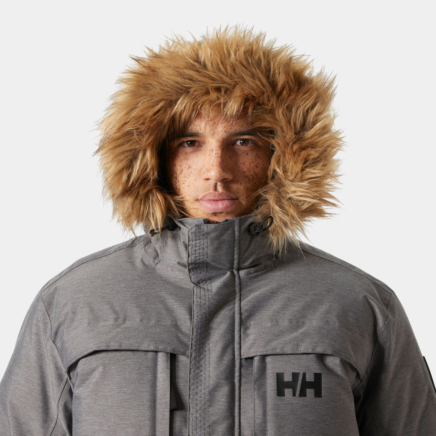 Men's Nordsjo Winter Parka - 949 GREY MELANGE
