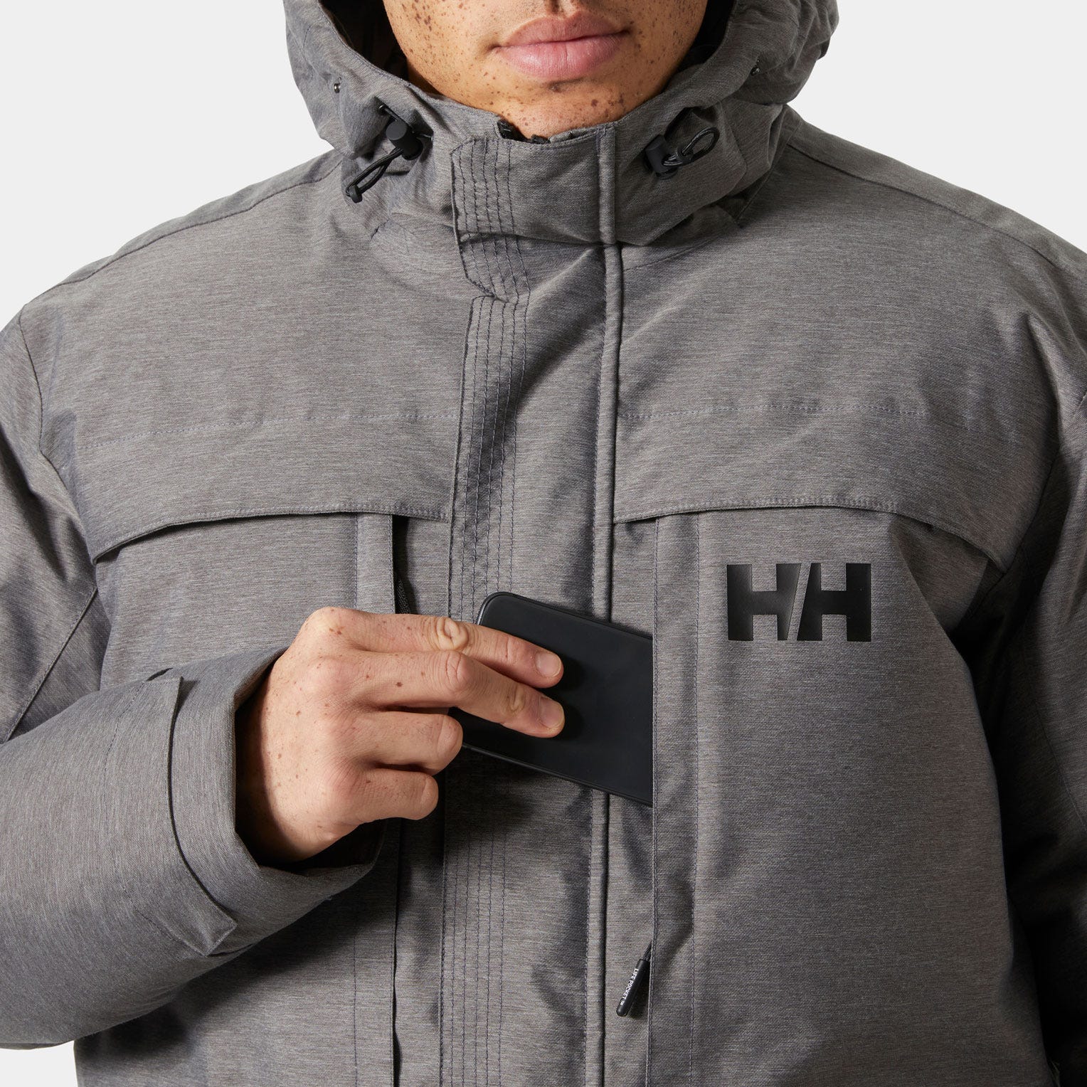 Men's Nordsjo Winter Parka - 949 GREY MELANGE