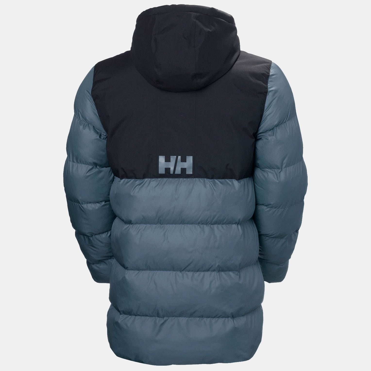 Men's Active Puffy Long Jacket - 601 WASHED NAVY
