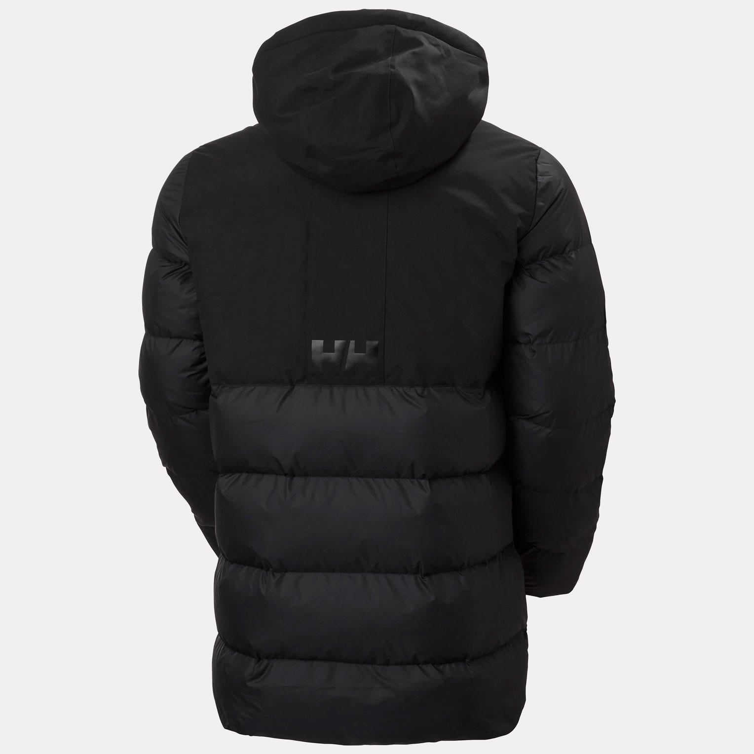 Men's Active Puffy Long Jacket - 990 BLACK