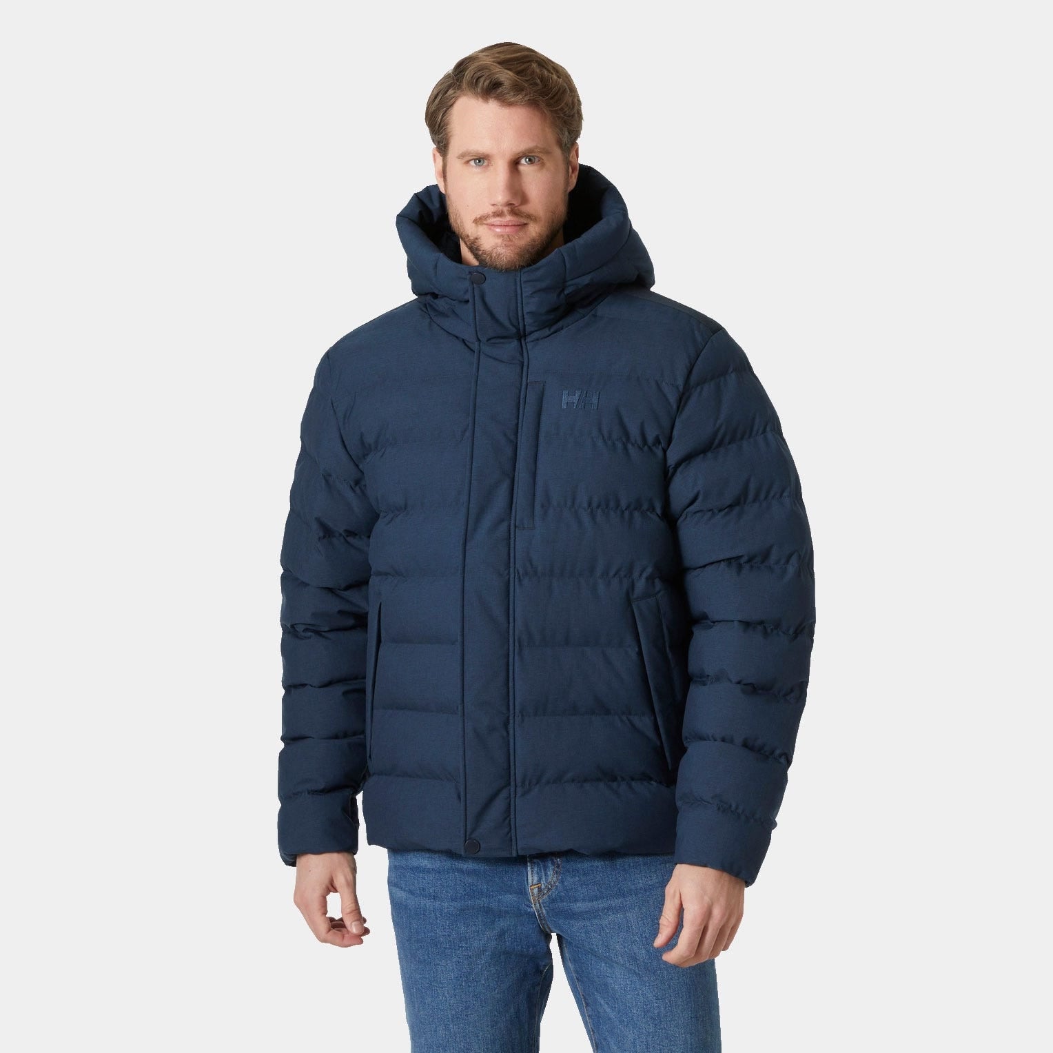 Men's Alby Puffy Jacket - 597 NAVY MELANGE