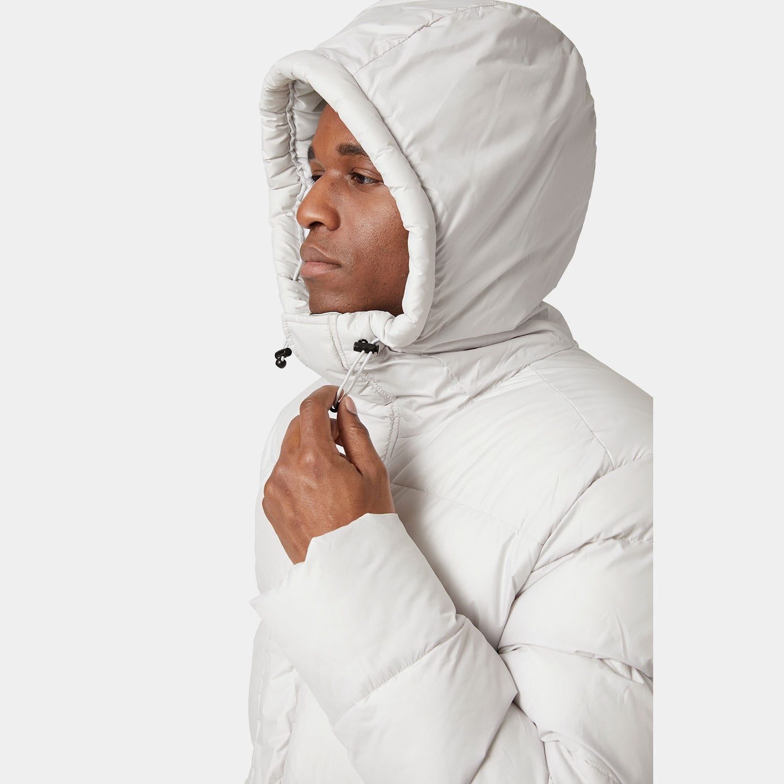 Men's Active Long Winter Parka - 823 NIMBUS CLOUD
