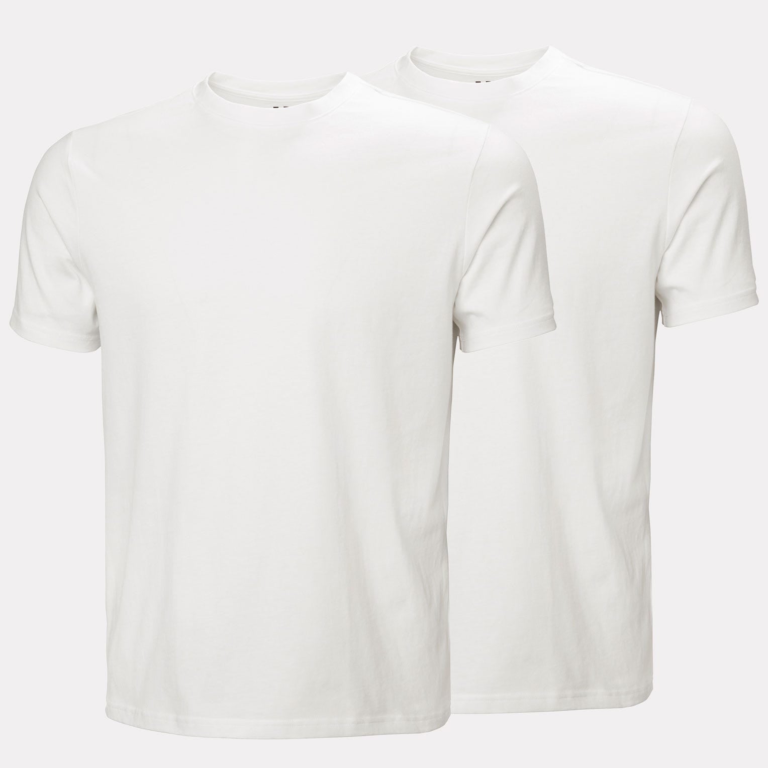 Men's 2-Pack HH Cotton T-Shirts - 001 WHITE