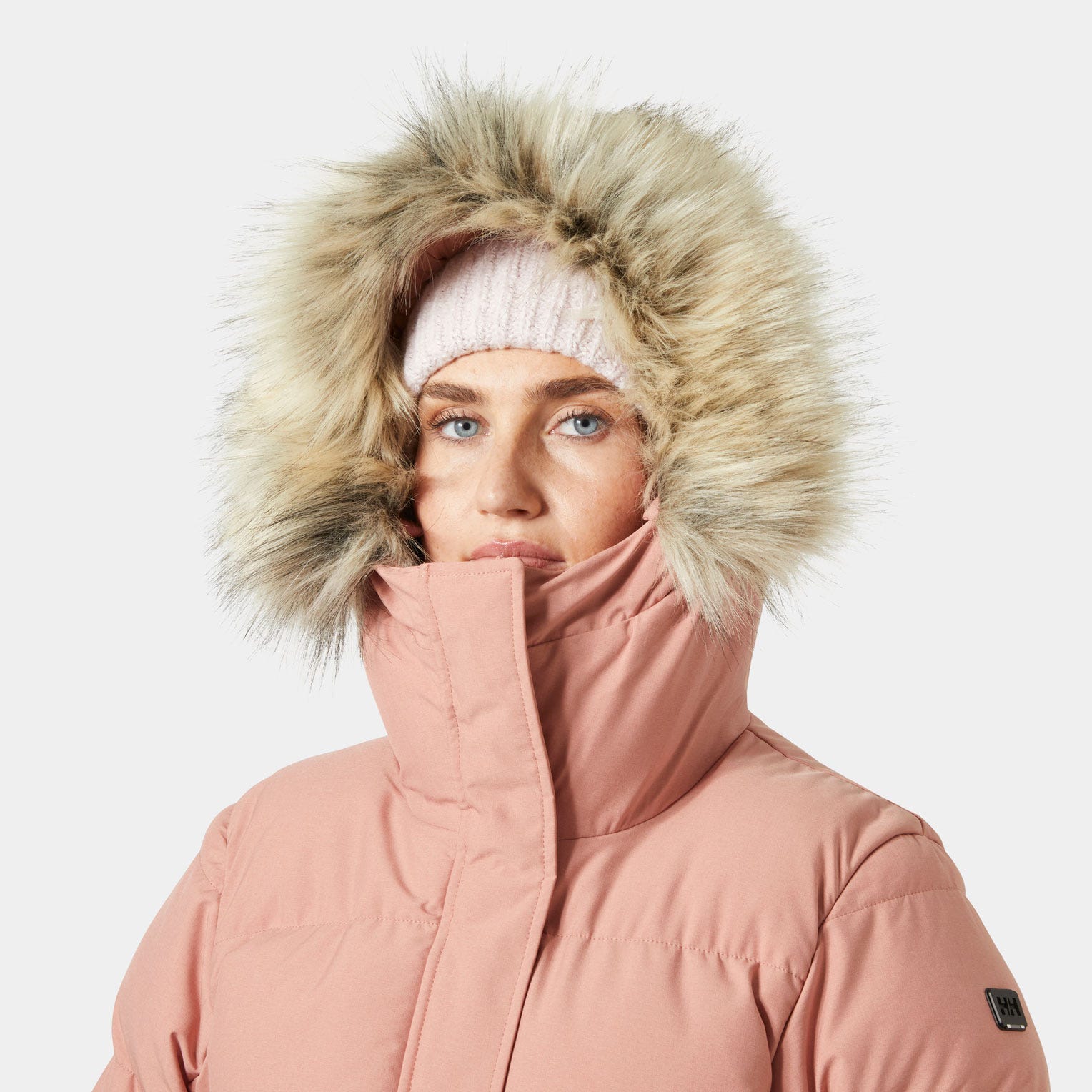 Women’s Blossom Puffy Winter Parka - 096 ASH ROSE