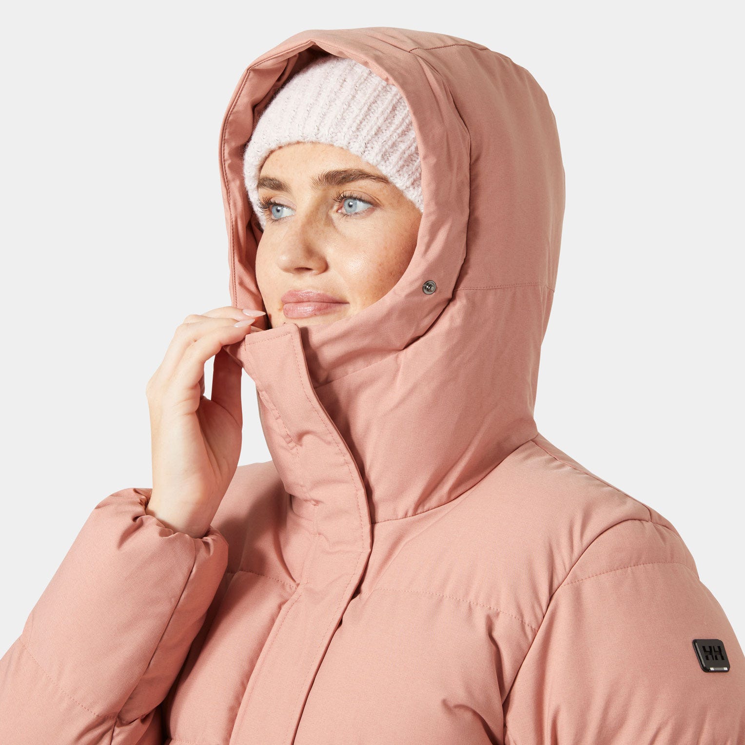 Women’s Blossom Puffy Winter Parka - 096 ASH ROSE