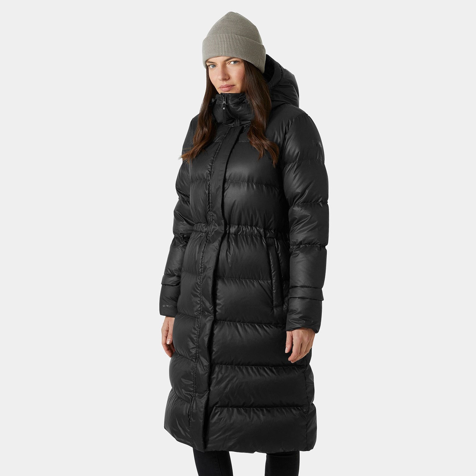Women's Essence Long Down Coat - 990 BLACK