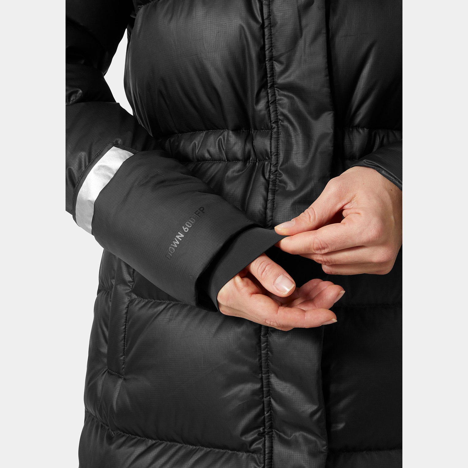 Women's Essence Long Down Coat - 990 BLACK