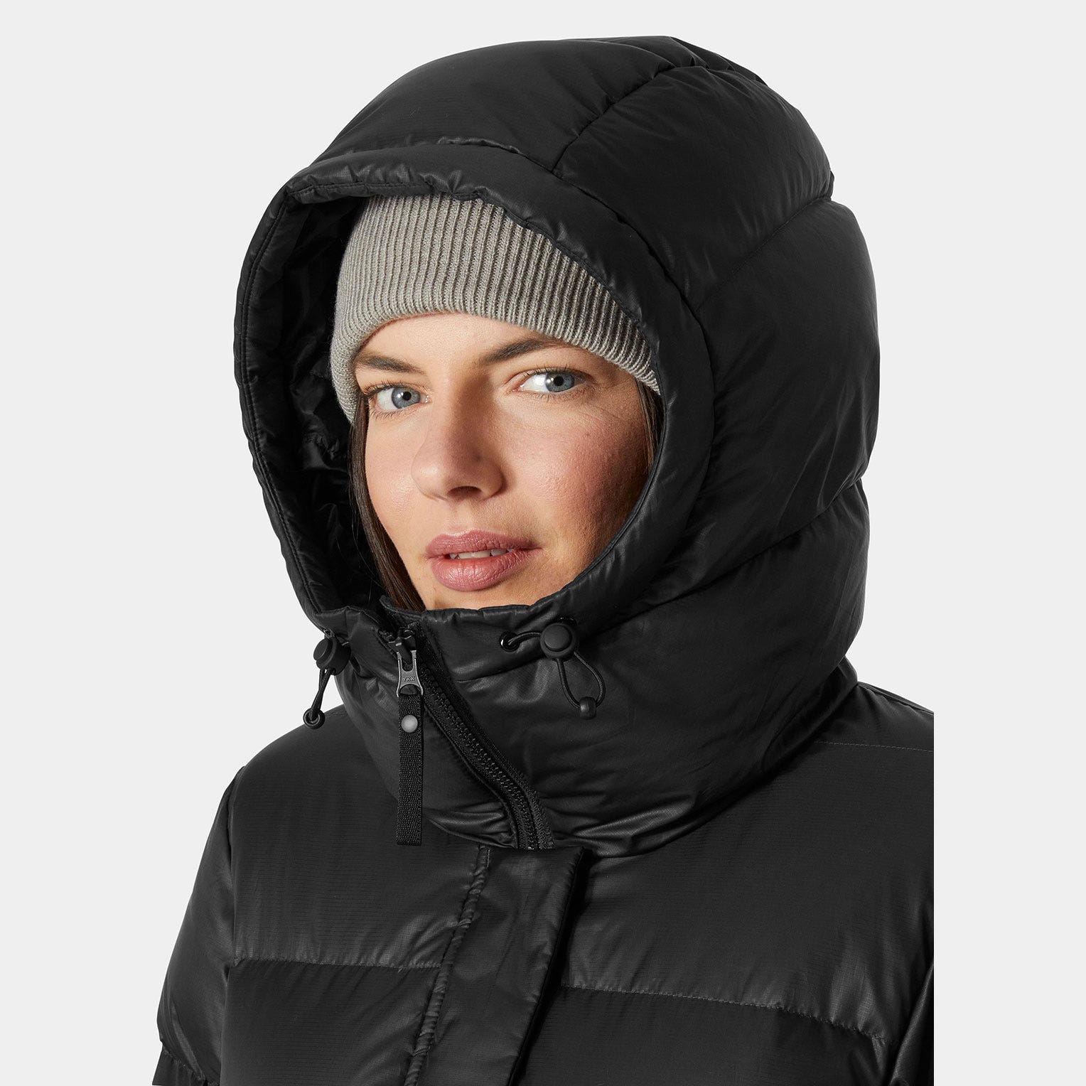 Women's Essence Long Down Coat - 990 BLACK