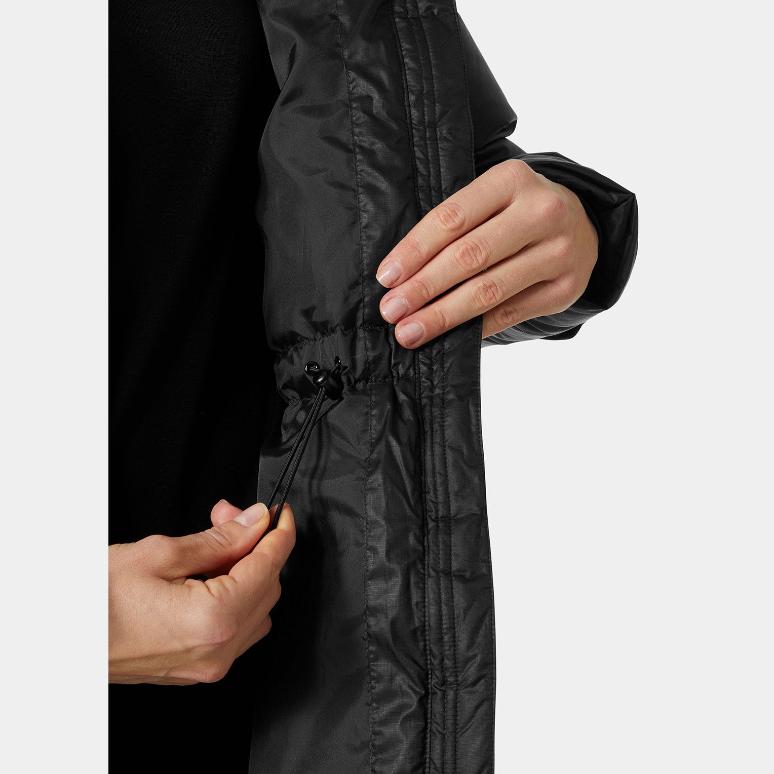 Women's Essence Long Down Coat - 990 BLACK
