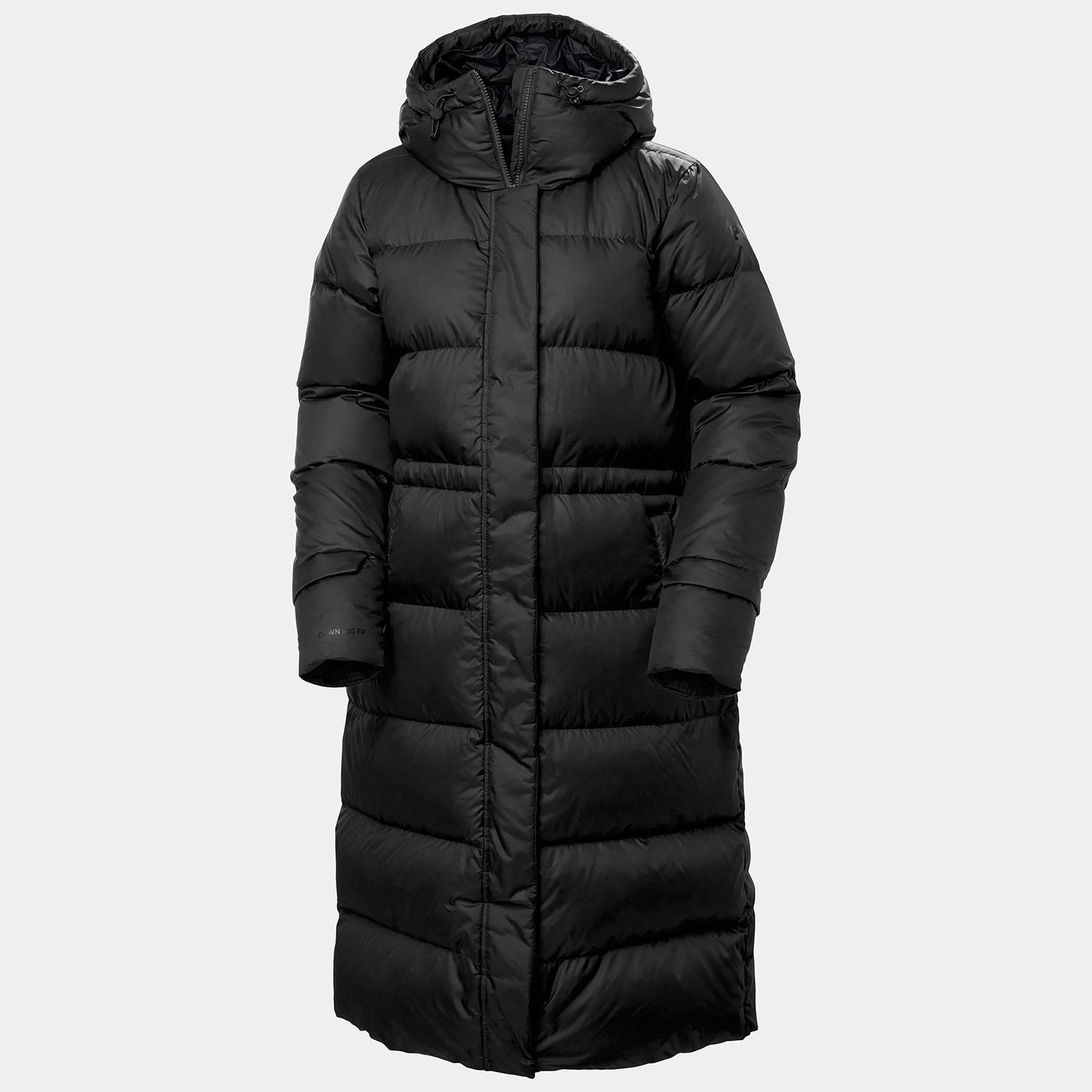 Women's Essence Long Down Coat - 990 BLACK