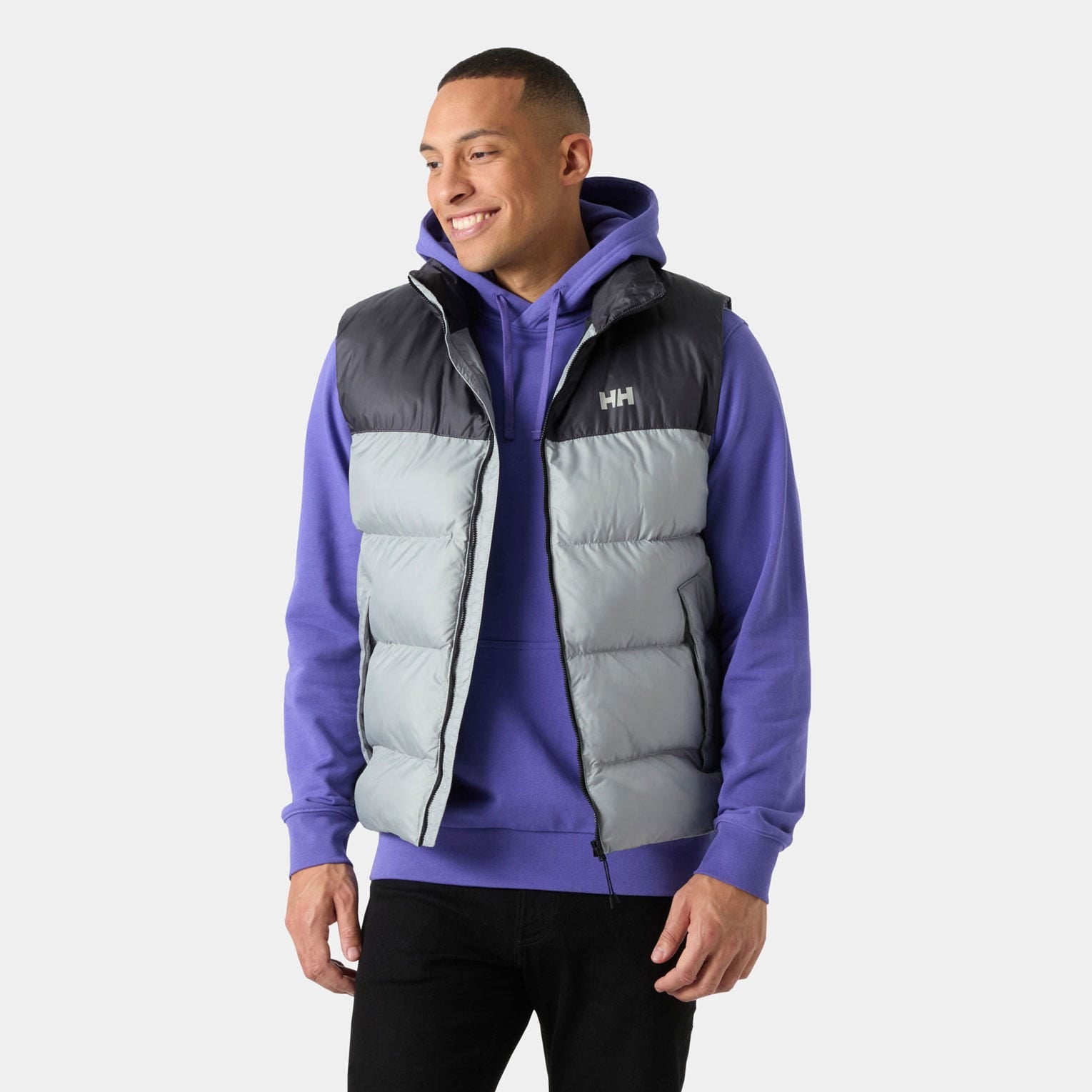 Men's Active Puffy Vest - 937 FLIPPER GRE