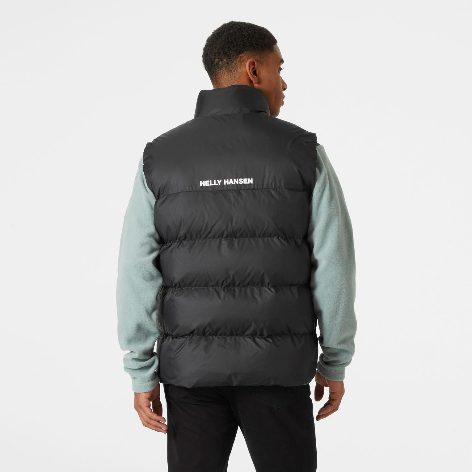 Men's Active Puffy Vest - 992 BLACK