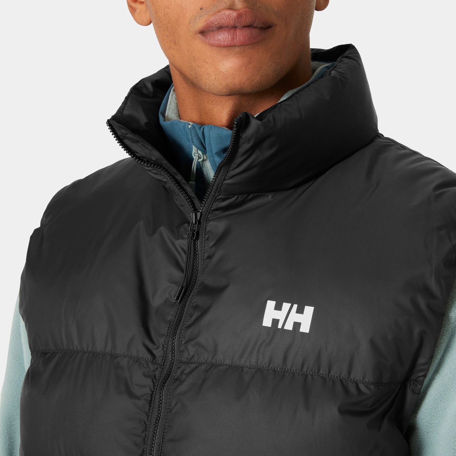 Men's Active Puffy Vest - 992 BLACK