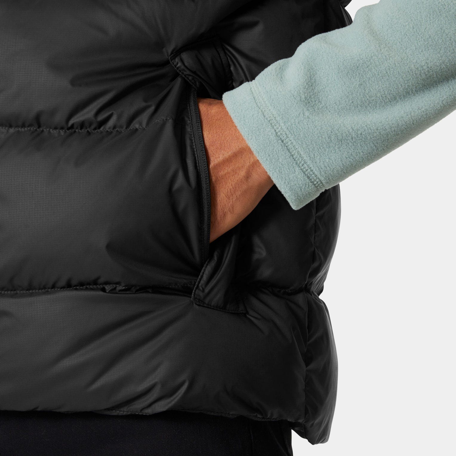 Men's Active Puffy Vest - 992 BLACK