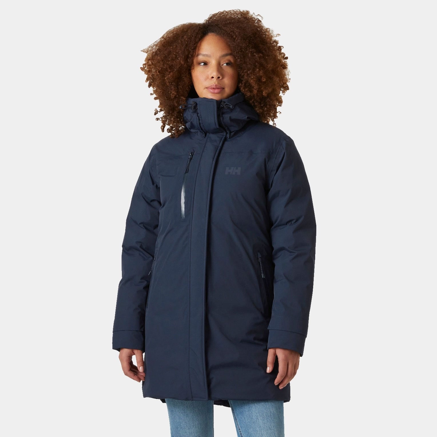 Women's Adore Helly Tech Parka - 597 NAVY