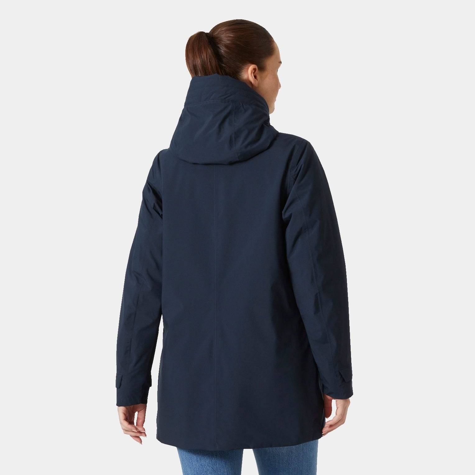 Women's Victoria Insulated Mid Rain Jacket - 597 NAVY