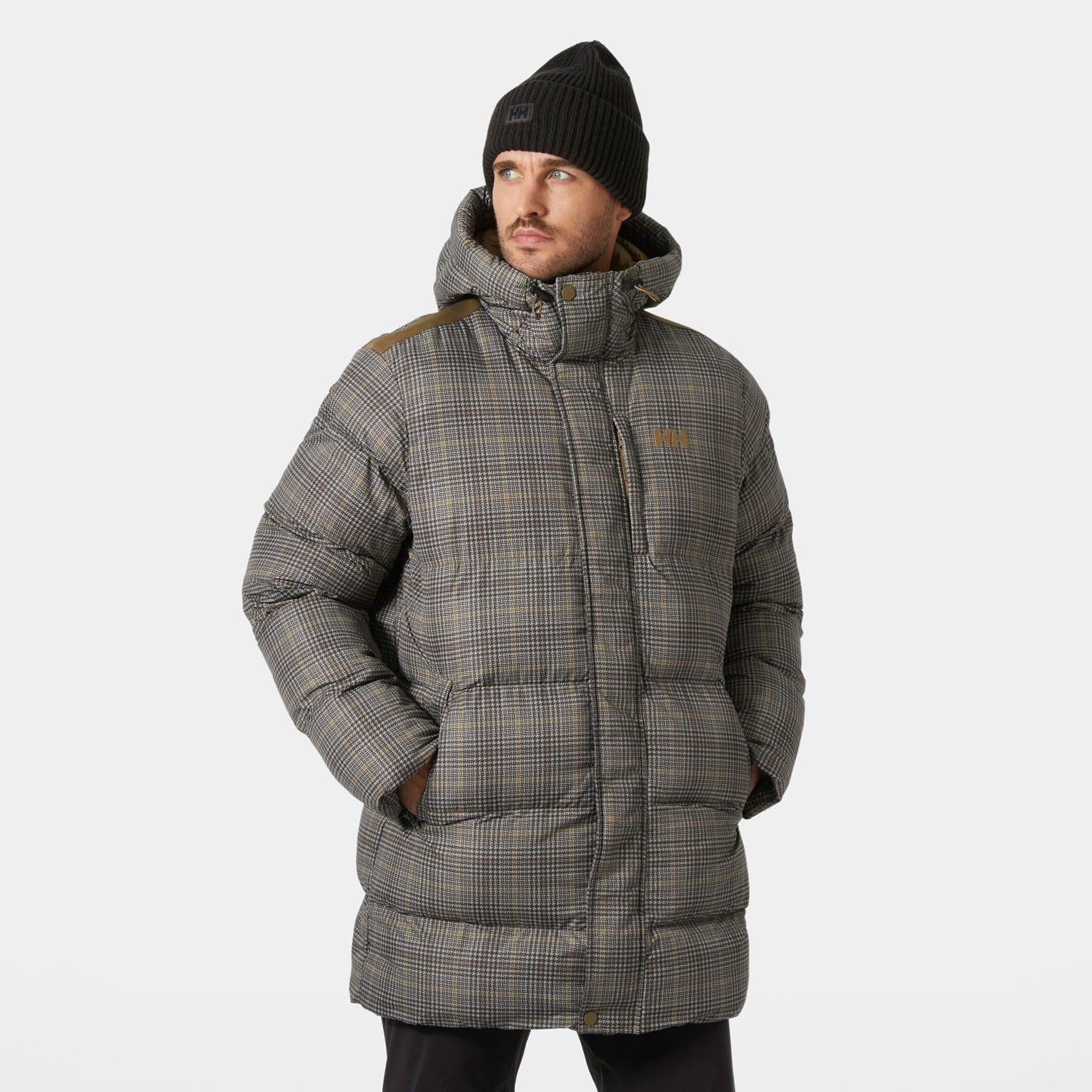 Men's Alby Puffy Parka - 718 SEPIA