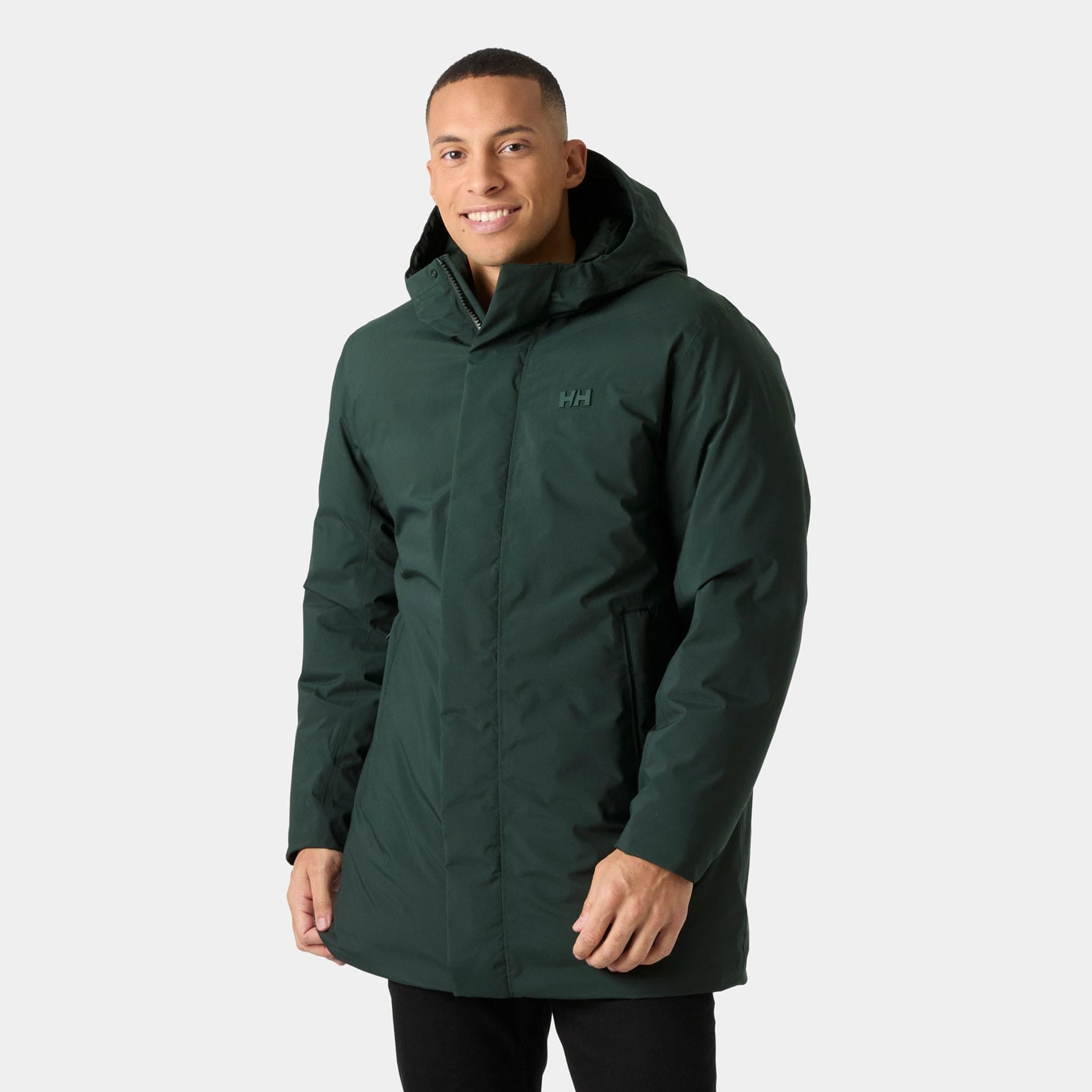 Men's Urban Pro HELLY TECH® Down Coat - 418 DARK JUNGLE