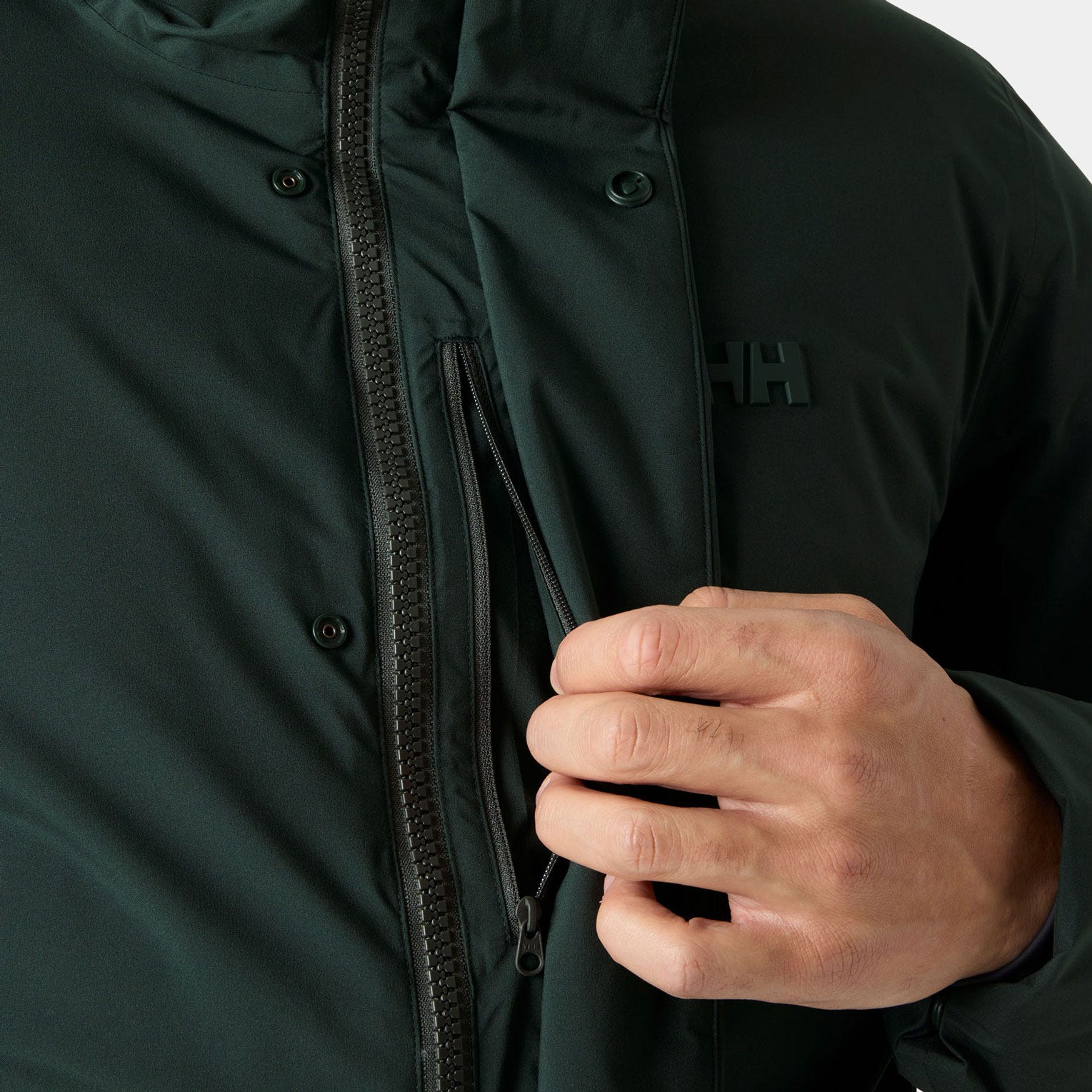 Men's Urban Pro HELLY TECH® Down Coat - 418 DARK JUNGLE