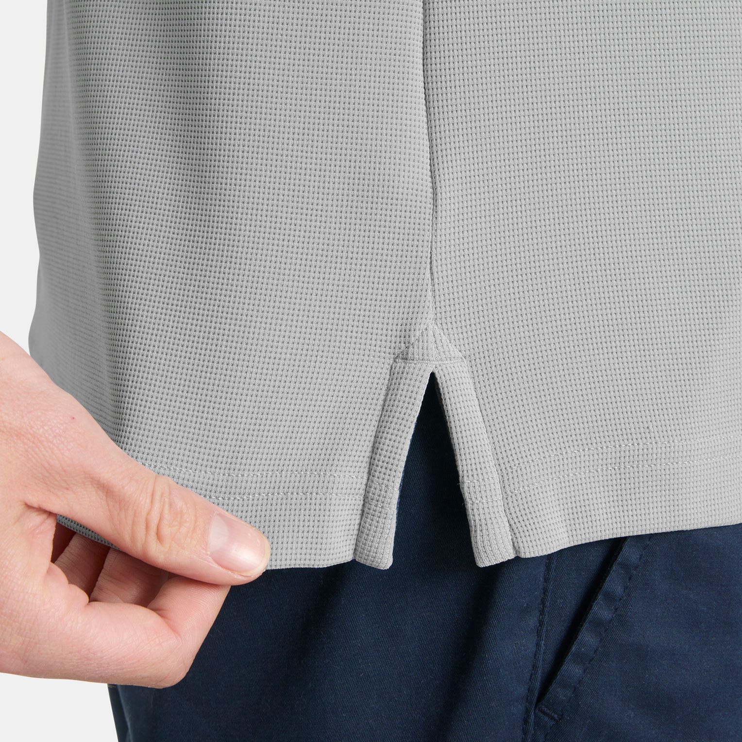 Men's Crewline Polo - 853 GREY FOG