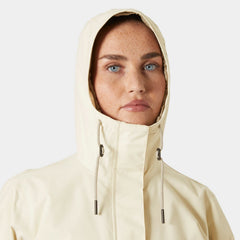 Women's Escape Utility Raincoat - 034 CREAM