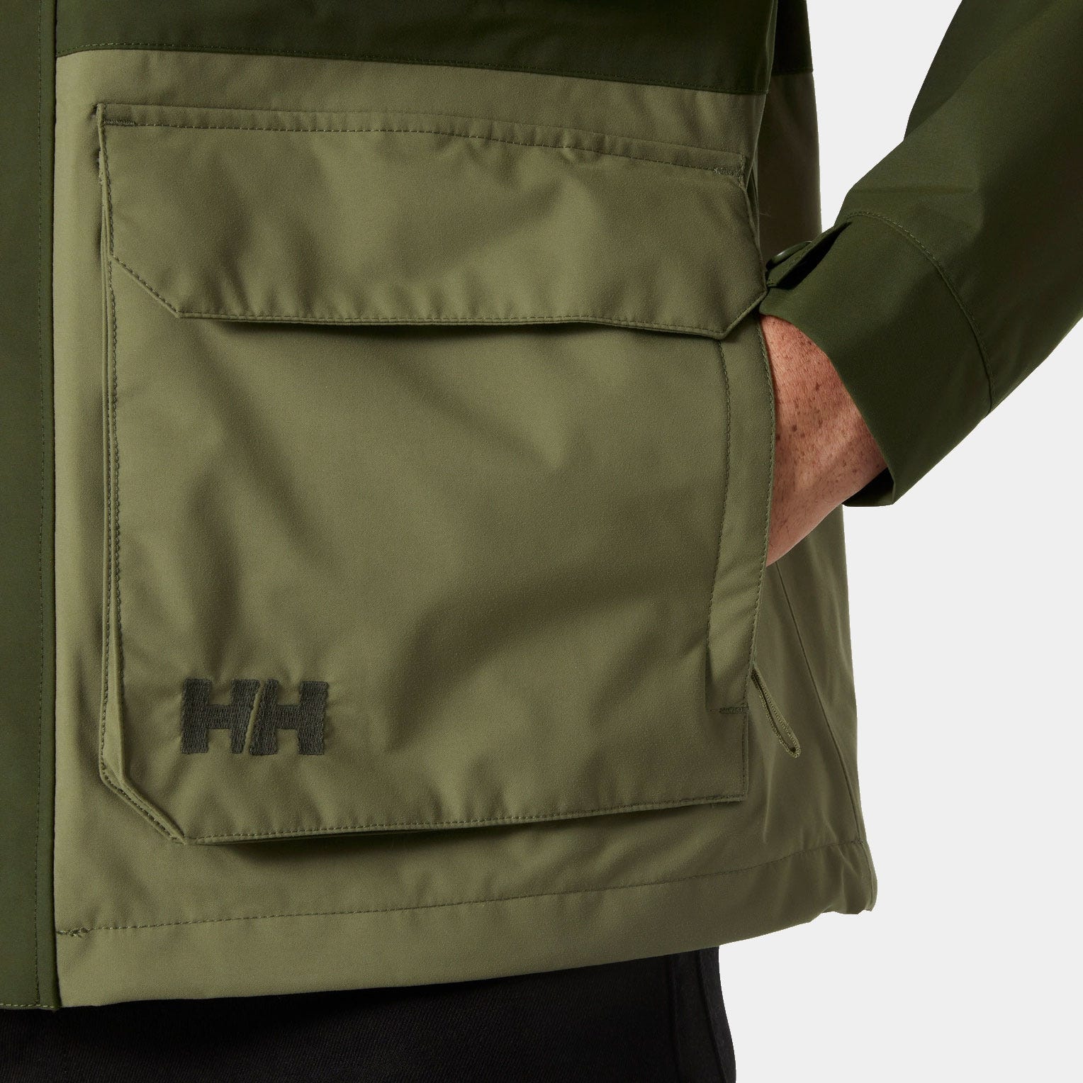 Men's Escape Utility Rain Jacket - 431 UTILITY GREEN
