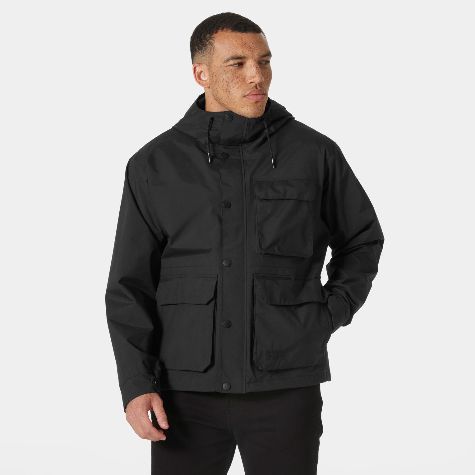 Men's Escape Utility Rain Jacket - 990 BLACK