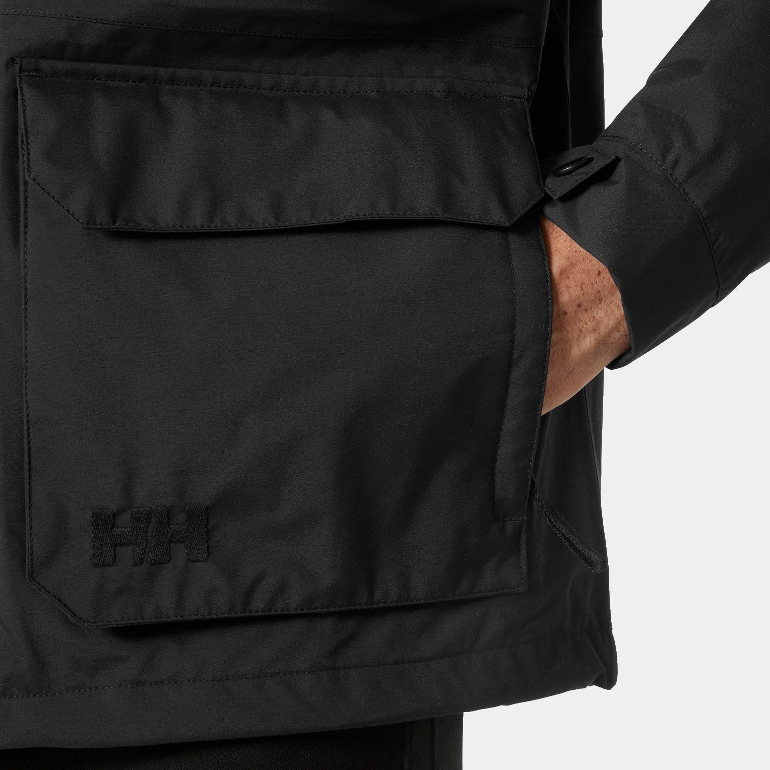 Men's Escape Utility Rain Jacket - 990 BLACK