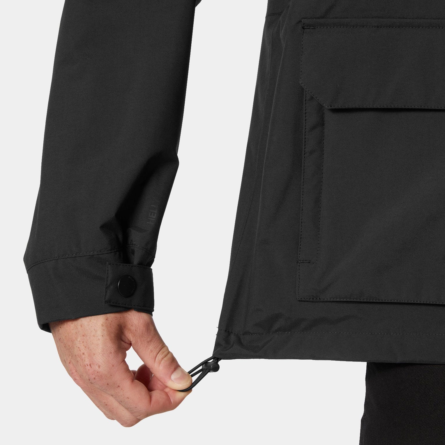 Men's Escape Utility Rain Jacket - 990 BLACK