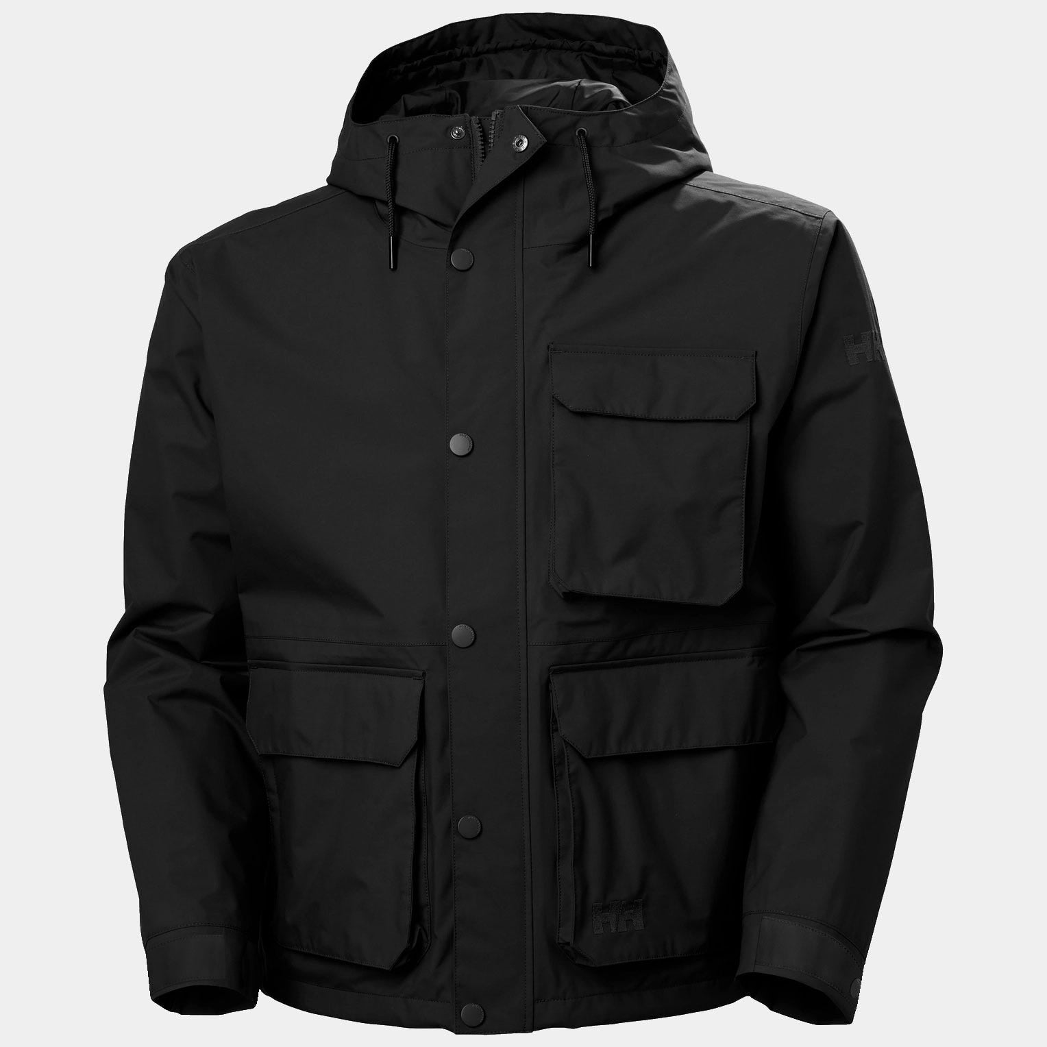 Men's Escape Utility Rain Jacket - 990 BLACK