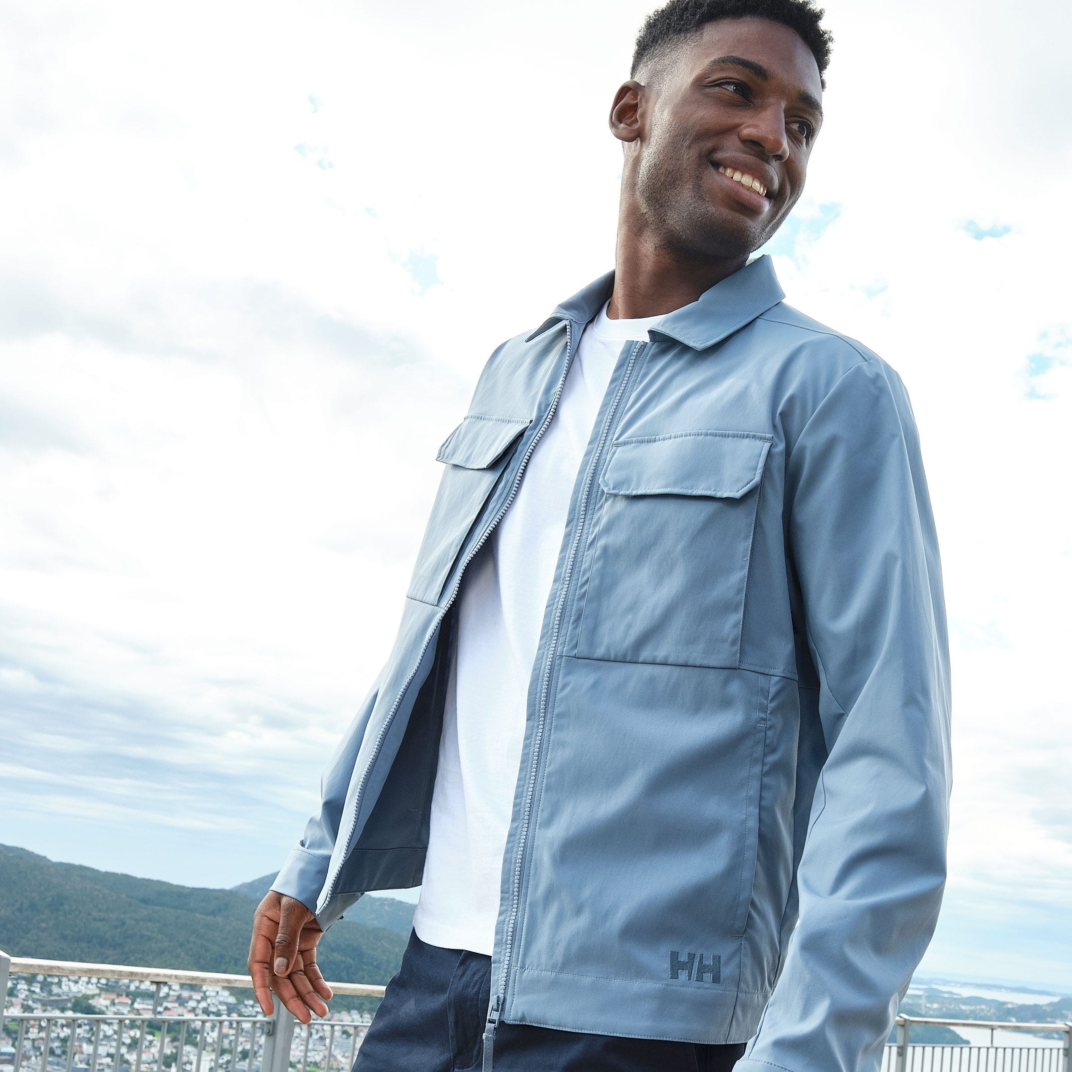 Men's Escape Lightweight Jacket - 601 WASHED NAVY