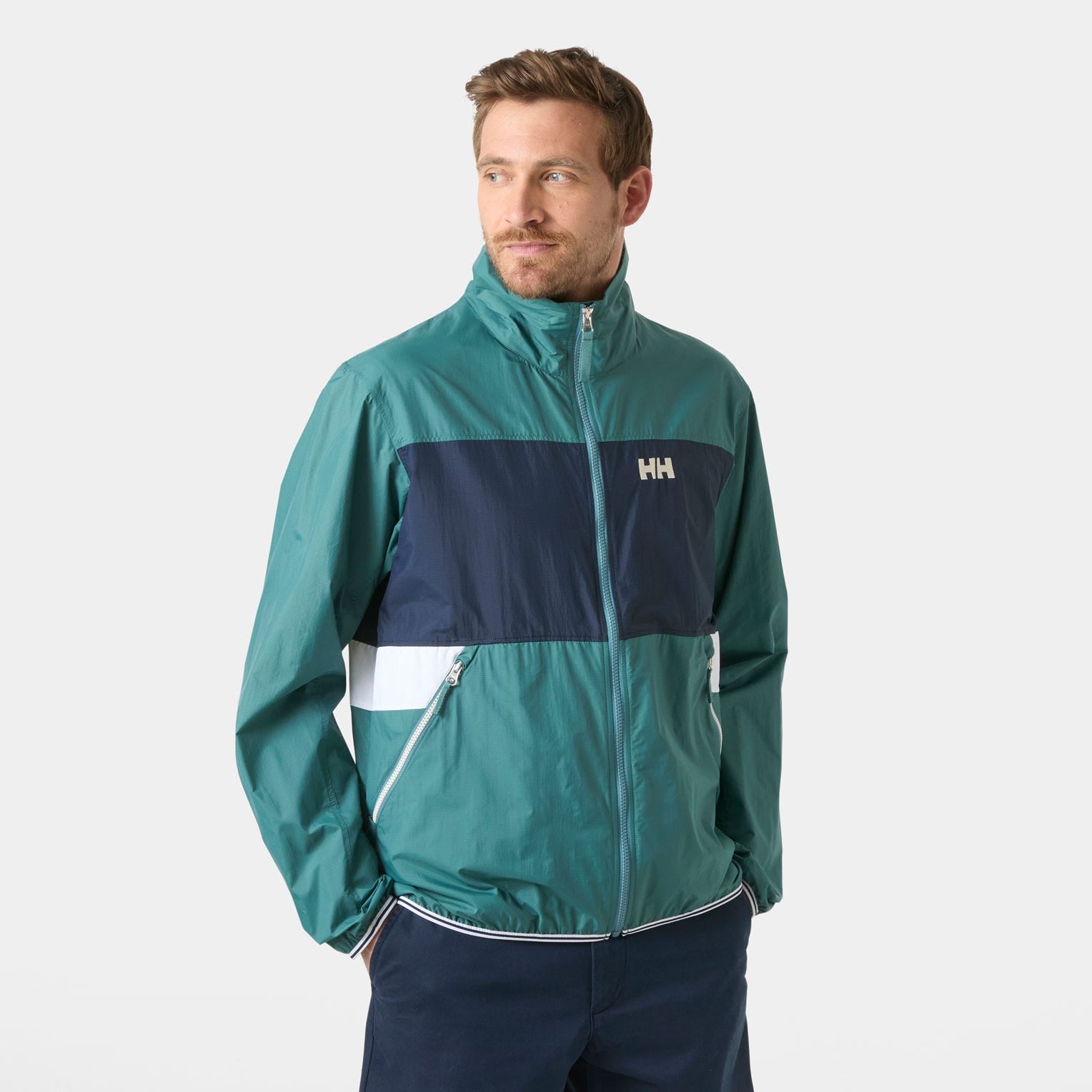 Men's Koster Windbreaker - 494 OPAL GREEN