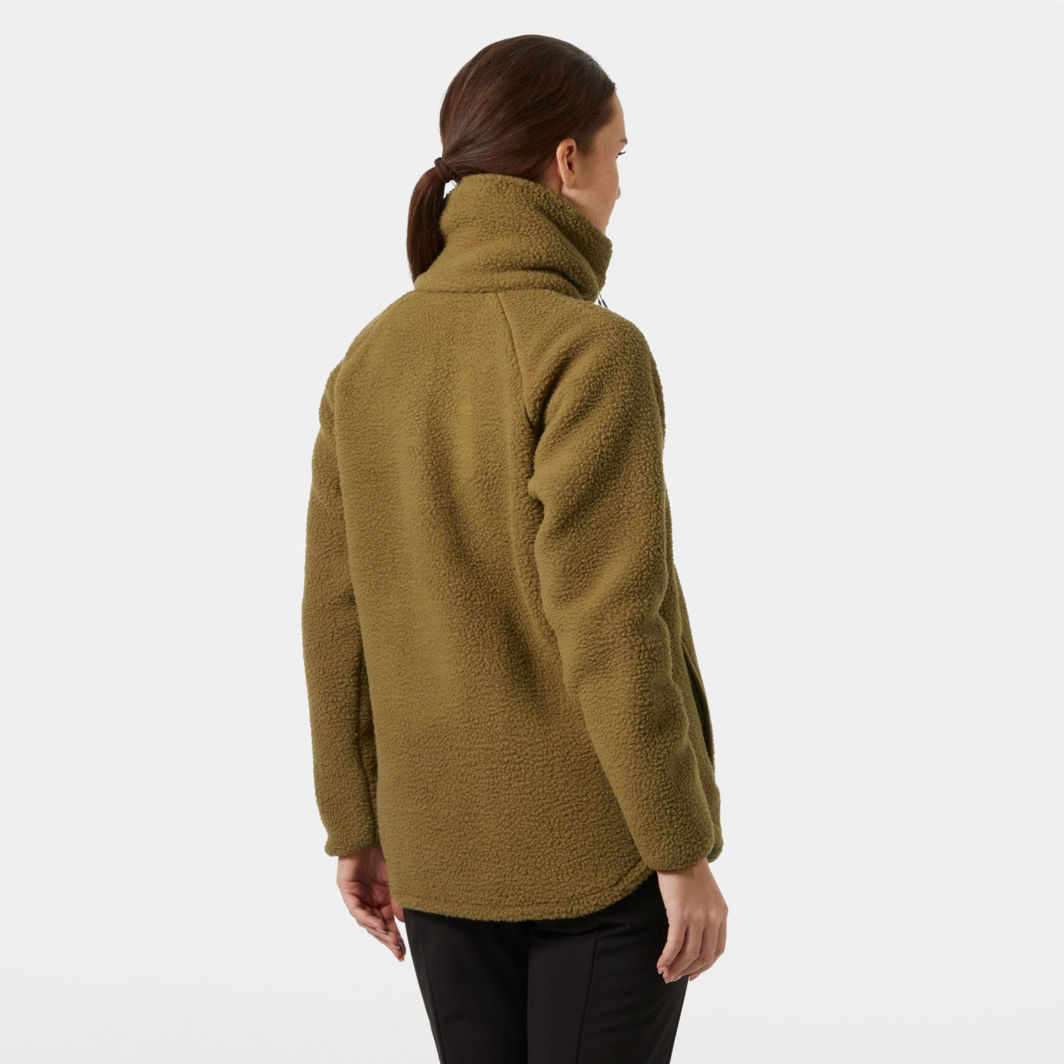 Women's Bliss Pile Fleece 1/2 Zip - 718 SEPIA