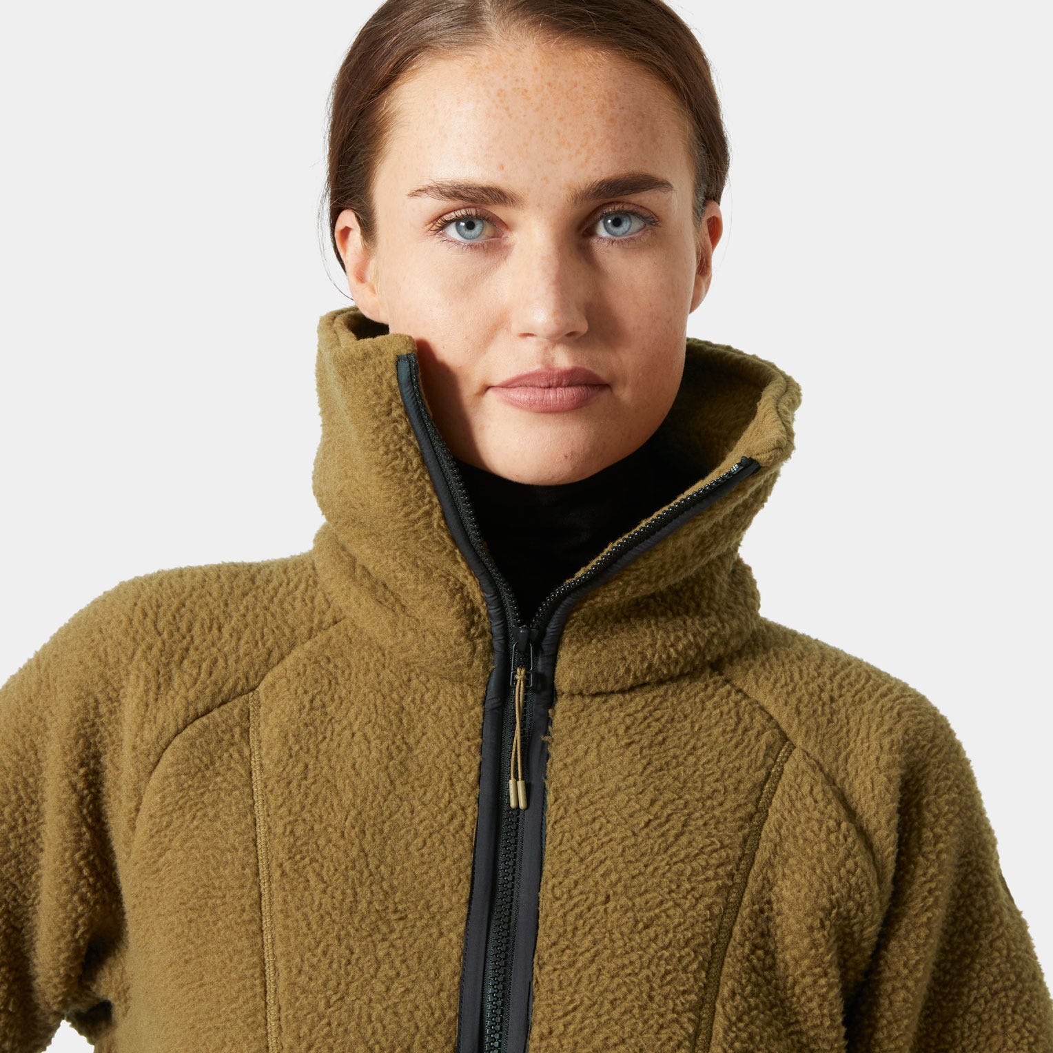 Women's Bliss Pile Fleece 1/2 Zip - 718 SEPIA
