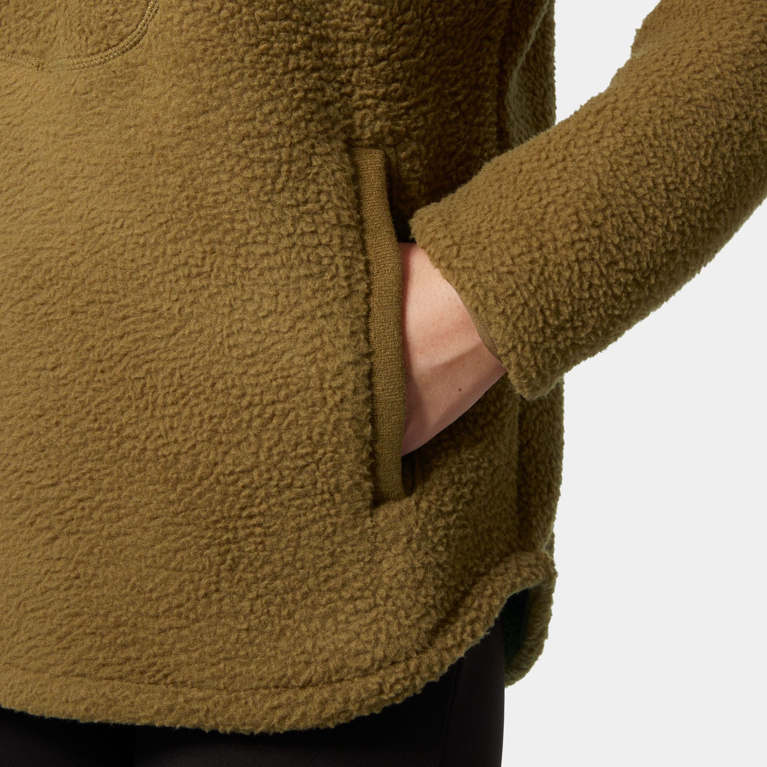 Women's Bliss Pile Fleece 1/2 Zip - 718 SEPIA