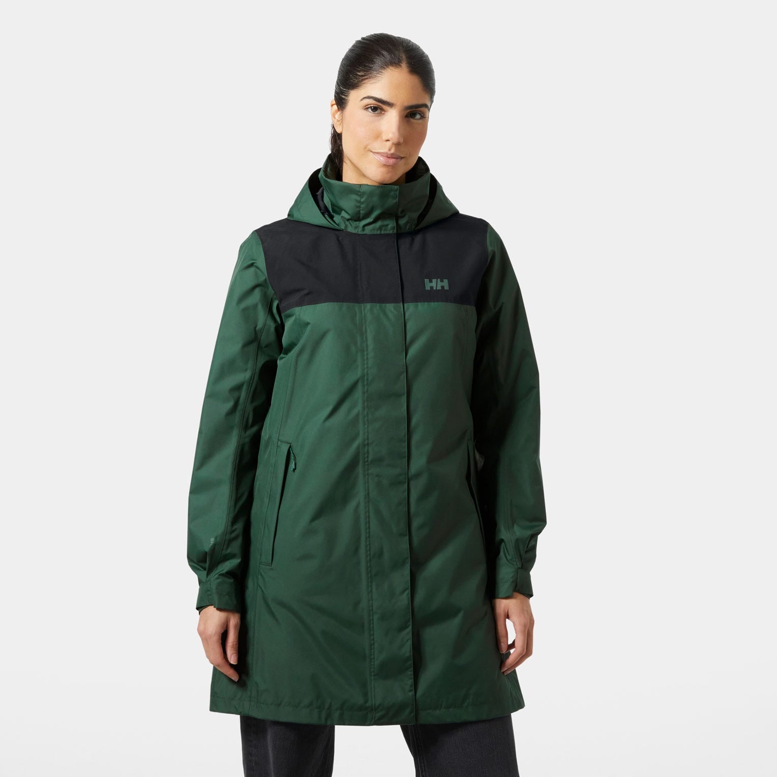 Women's Vancouver Insulated Raincoat - 390 JUNGLE GREEN