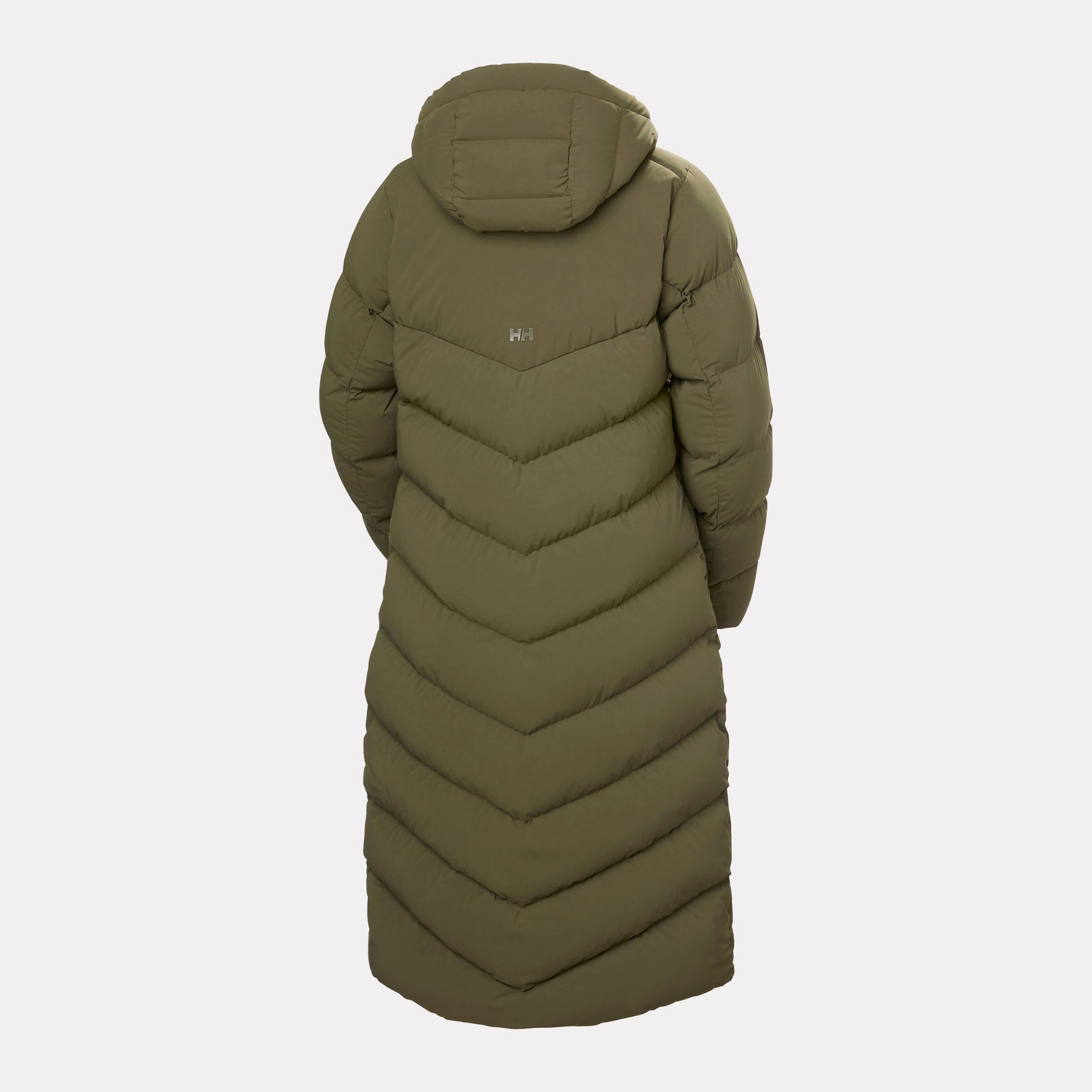 Women’s Helly Puff Long Down Parka - 431 UTILITY GREEN